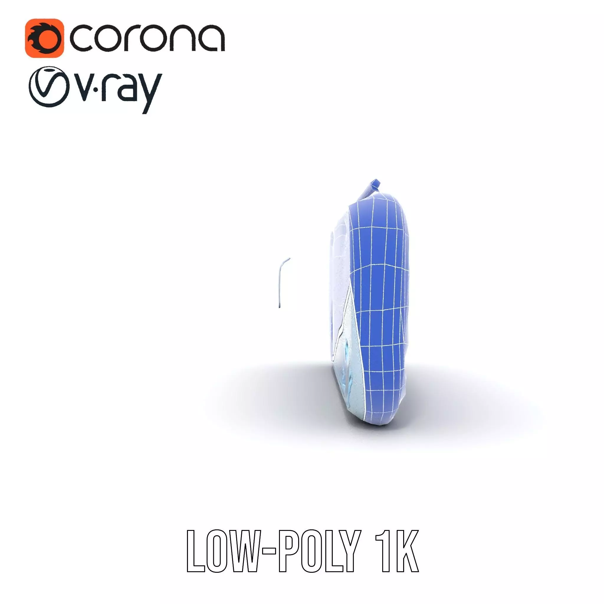 Futuristic Control Panel Model Pack with Interactive Display Low-poly 3D model_28