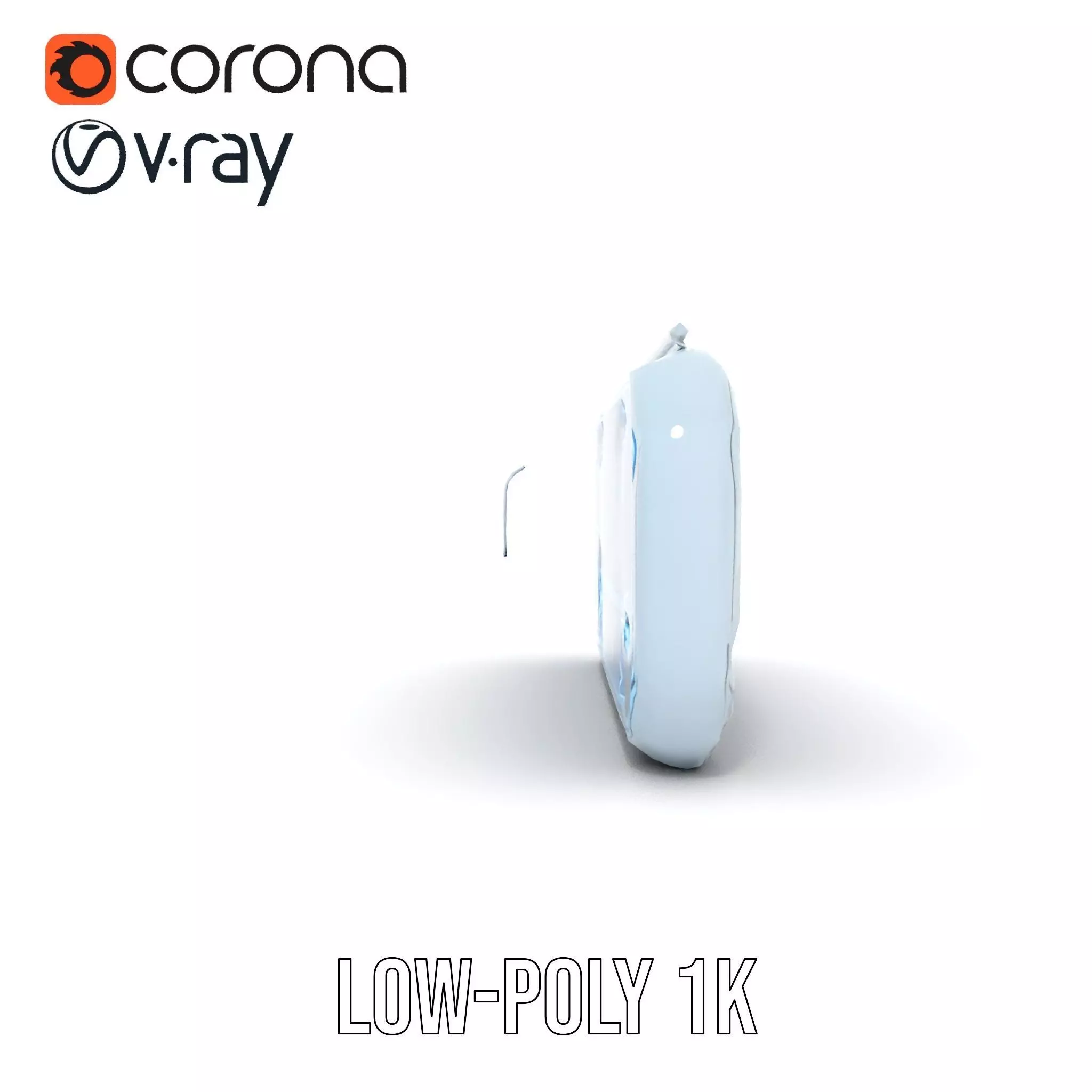 Futuristic Control Panel Model Pack with Interactive Display Low-poly 3D model_12