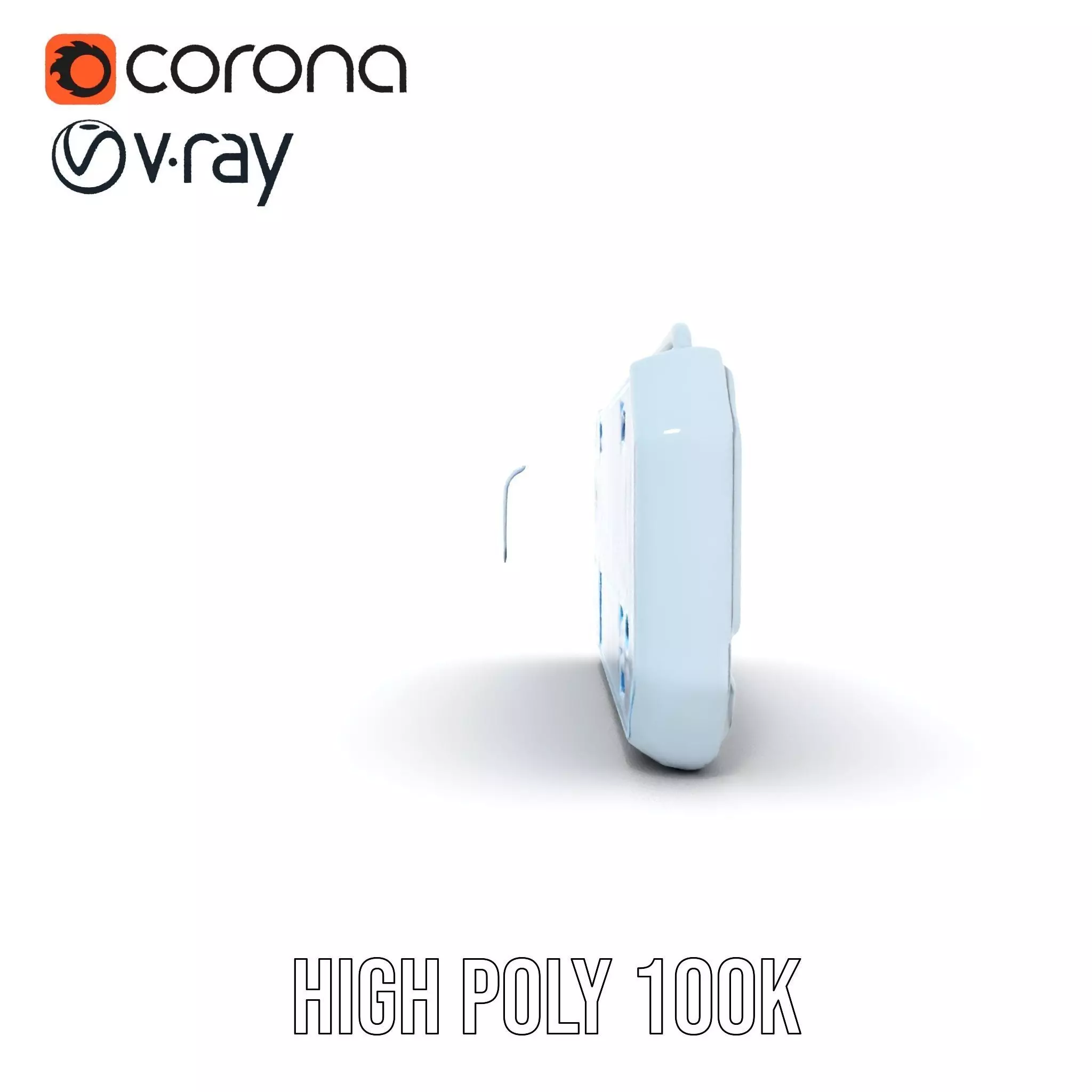 Futuristic Control Panel Model Pack with Interactive Display Low-poly 3D model_26