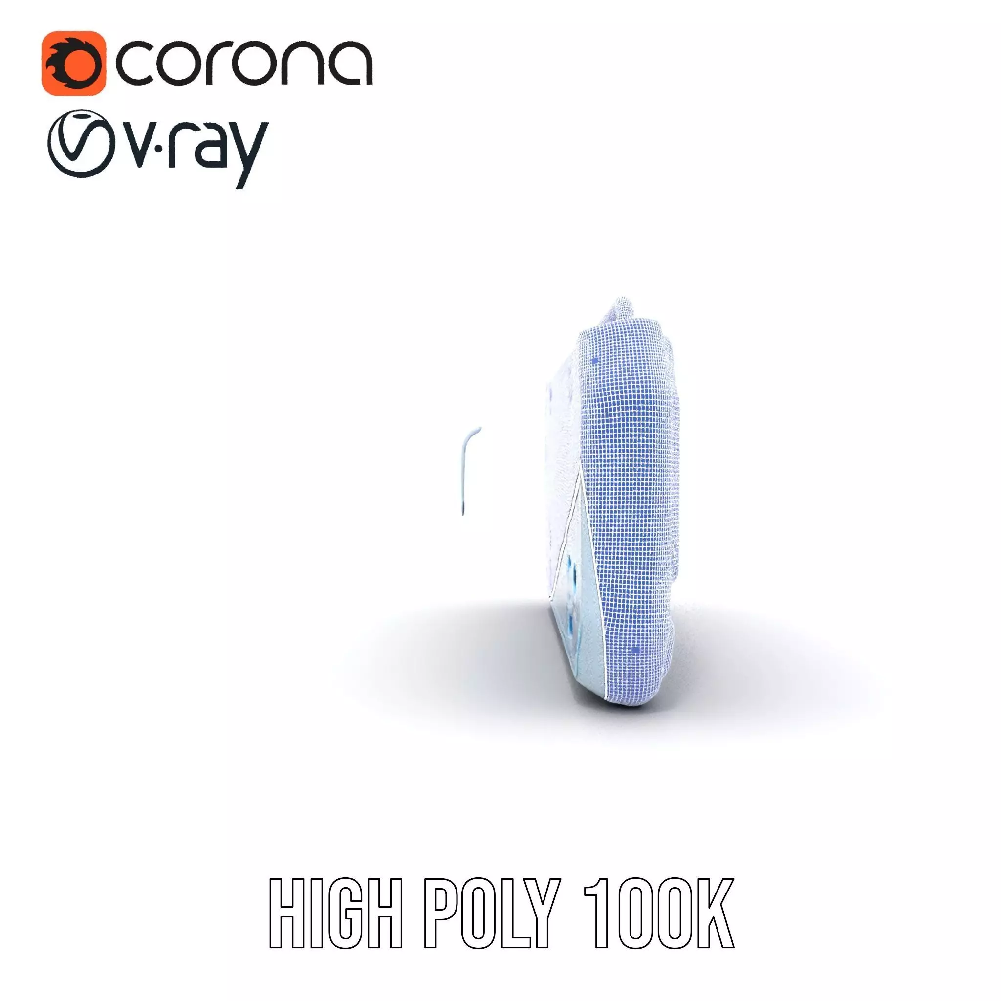 Futuristic Control Panel Model Pack with Interactive Display Low-poly 3D model_31