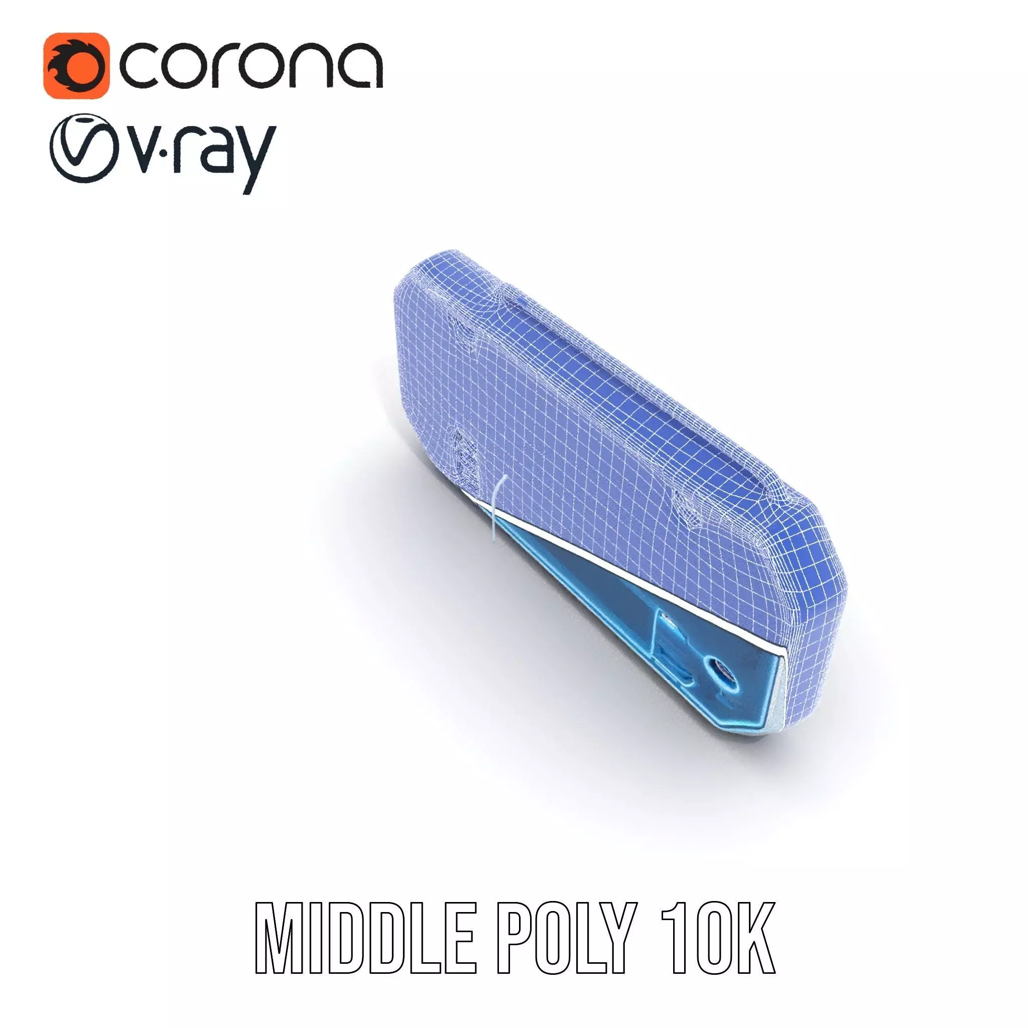 Futuristic Control Panel Model Pack with Interactive Display Low-poly 3D model_16