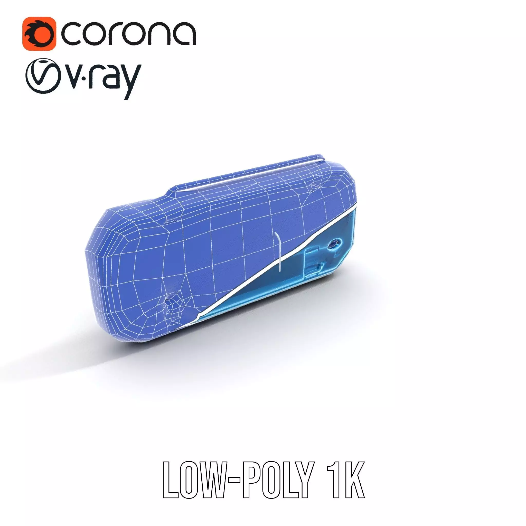 Futuristic Control Panel Model Pack with Interactive Display Low-poly 3D model_14