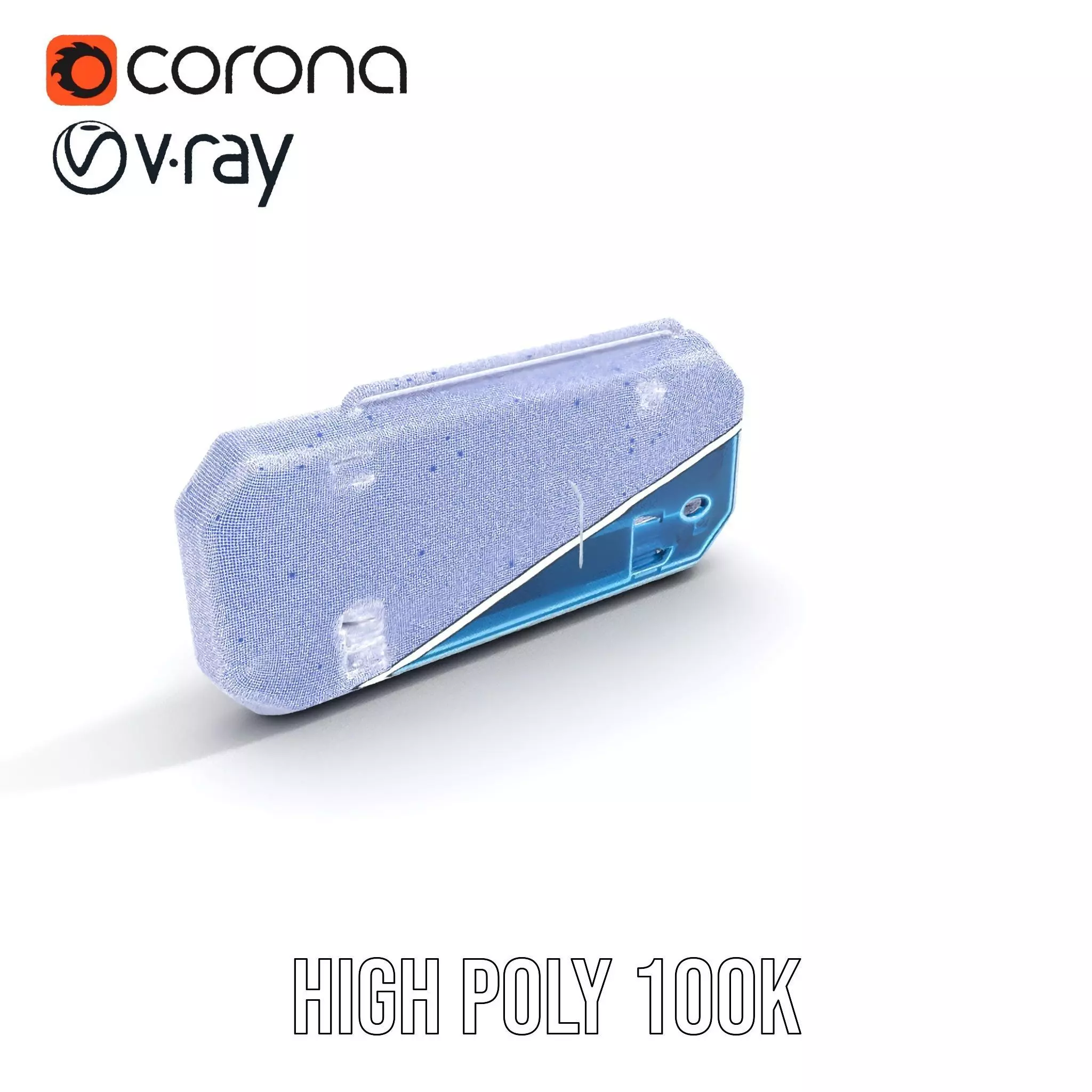 Futuristic Control Panel Model Pack with Interactive Display Low-poly 3D model_33