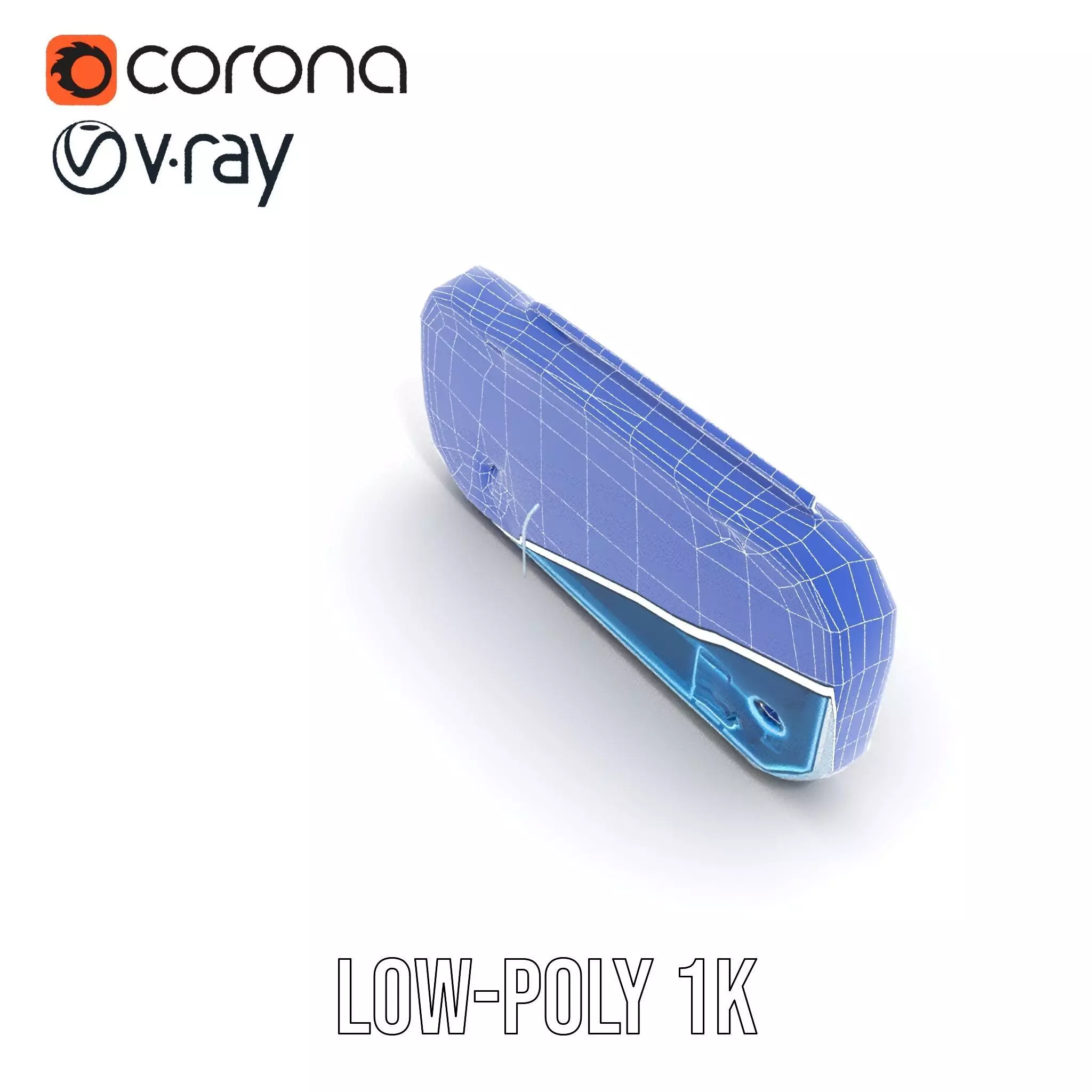 Futuristic Control Panel Model Pack with Interactive Display Low-poly 3D model_17