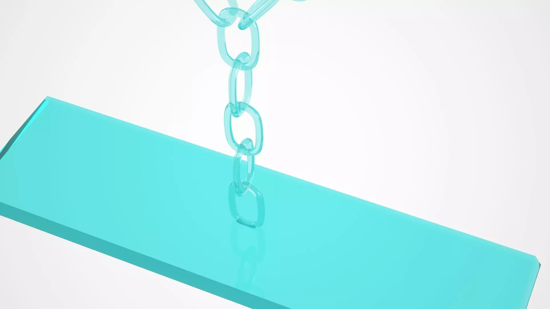Chain Y Candleholder Tinted Glass Color 3D model_2