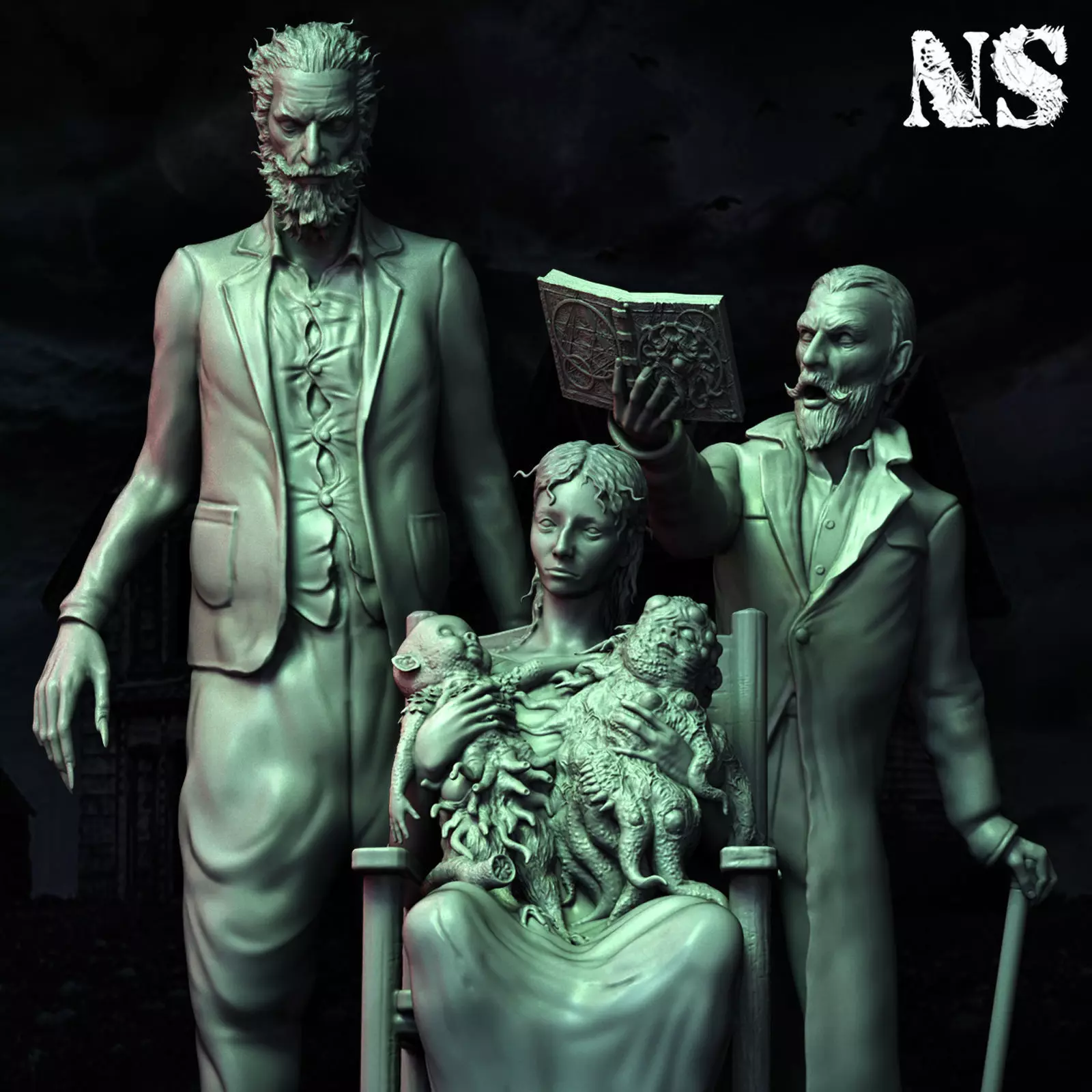 The Dunwich Horror - Miniatures  Props Collection 3D print model_37