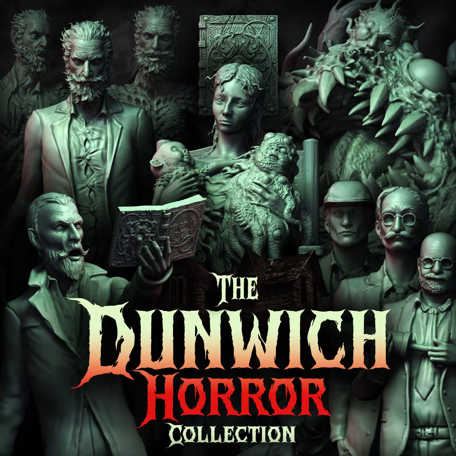 The Dunwich Horror - Miniatures  Props Collection 3D print model_0