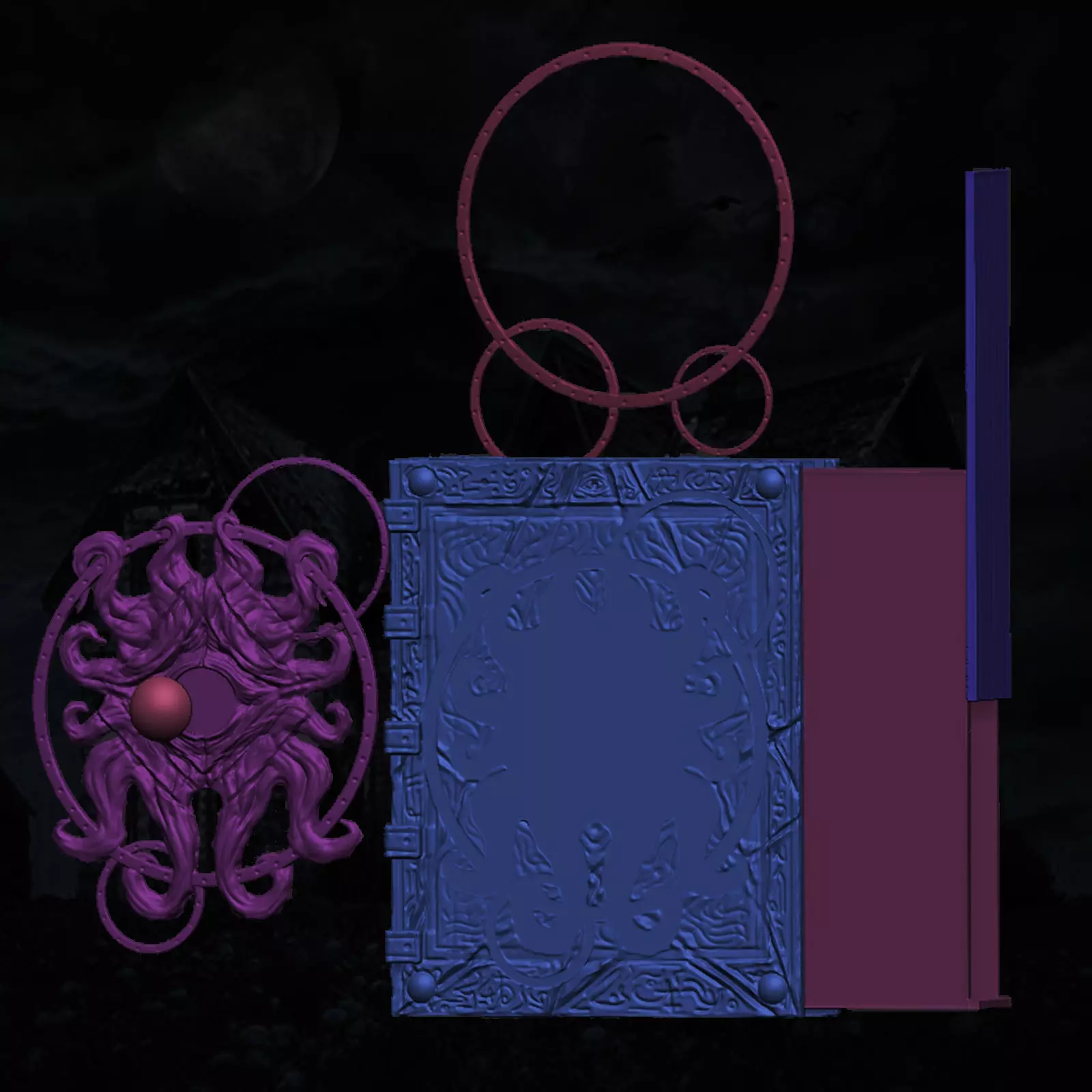 The Dunwich Horror - Miniatures  Props Collection 3D print model_52