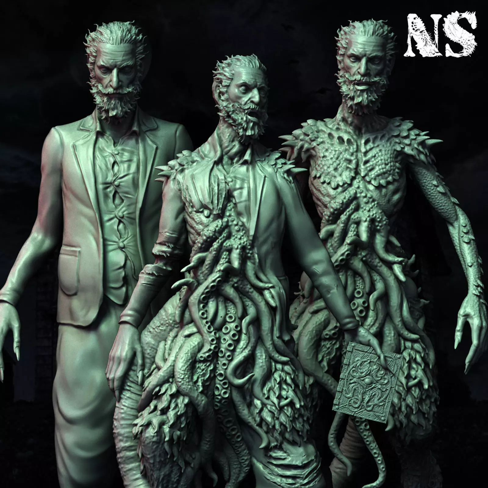 The Dunwich Horror - Miniatures  Props Collection 3D print model_13