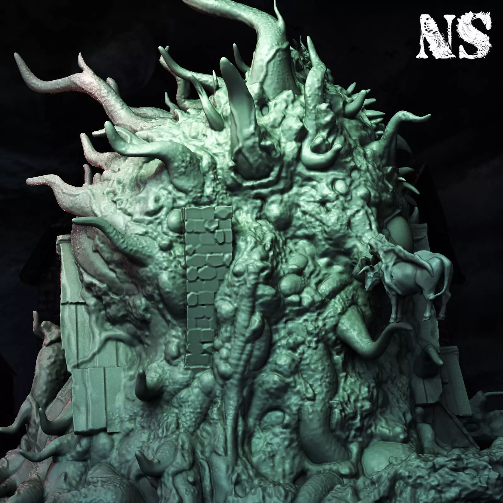 The Dunwich Horror - Miniatures  Props Collection 3D print model_10