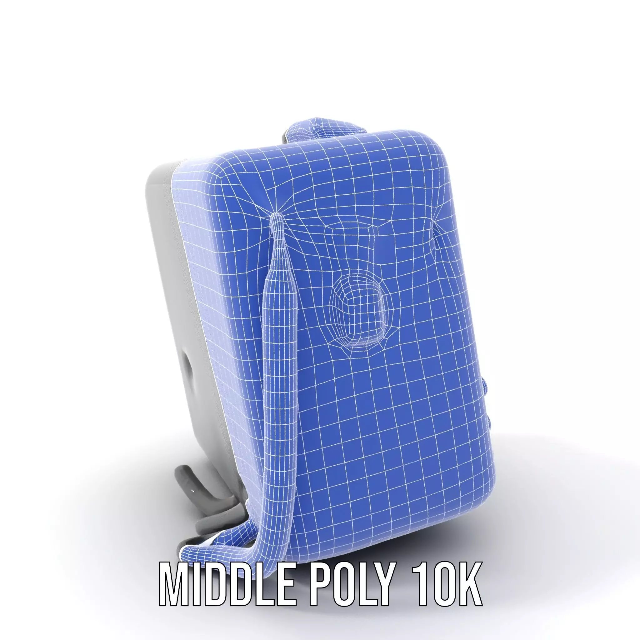 Retro Digital Device model pack with futuristic display Low-poly 3D model_17