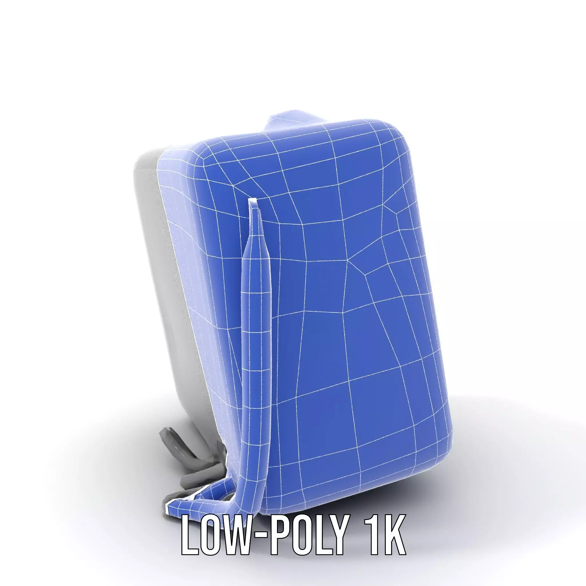Retro Digital Device model pack with futuristic display Low-poly 3D model_23