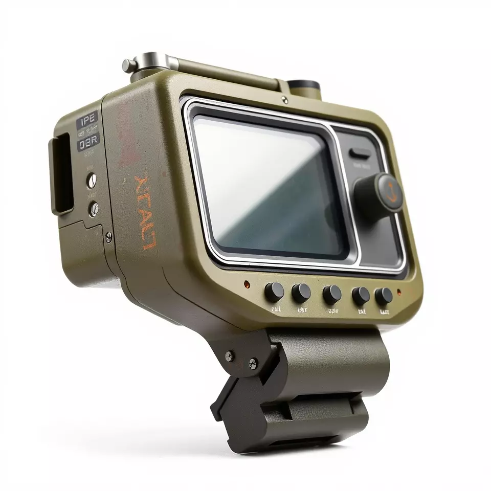 Rugged Control Panel Model Pack with Display and Buttons Low-poly 3D model_2