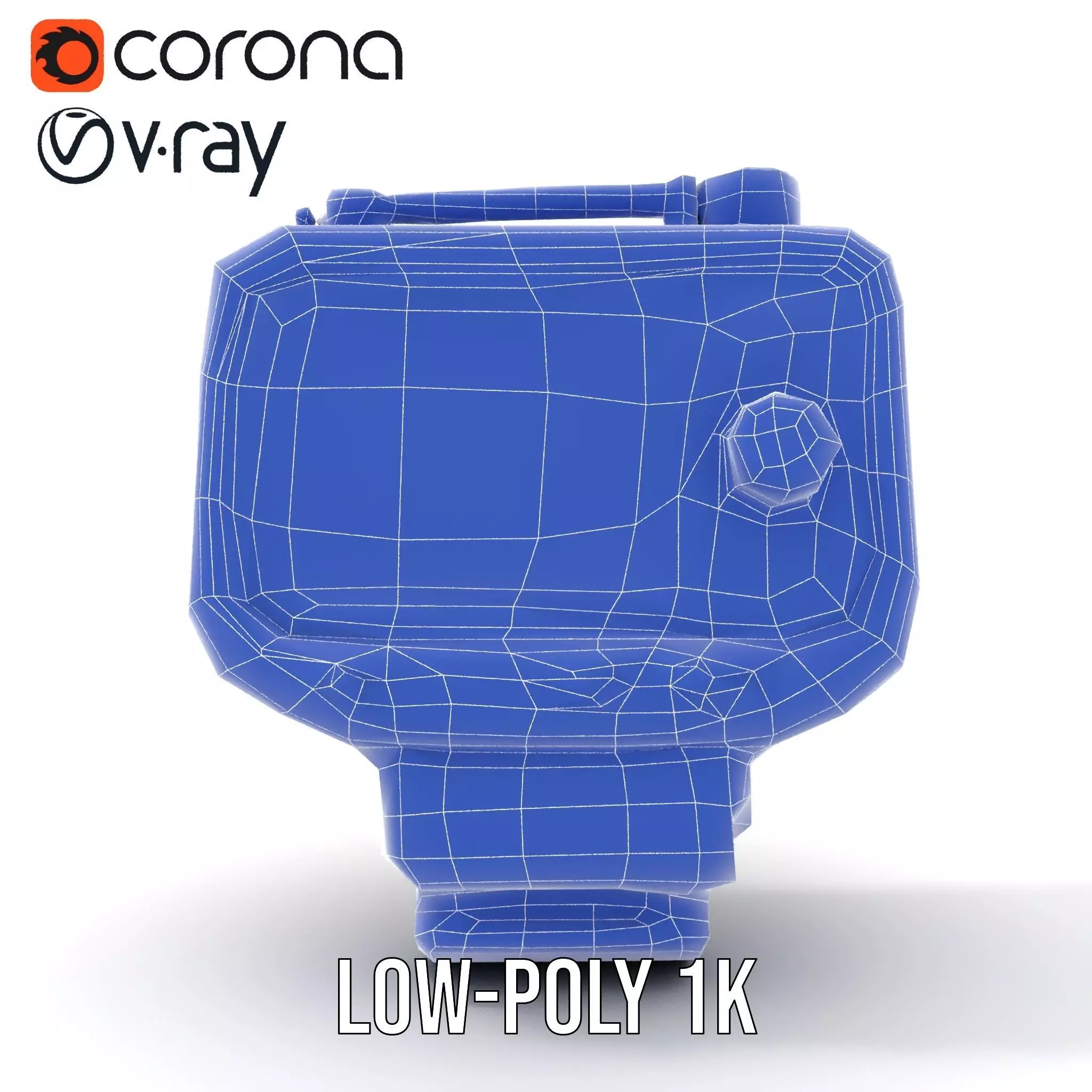 Rugged Control Panel Model Pack with Display and Buttons Low-poly 3D model_24