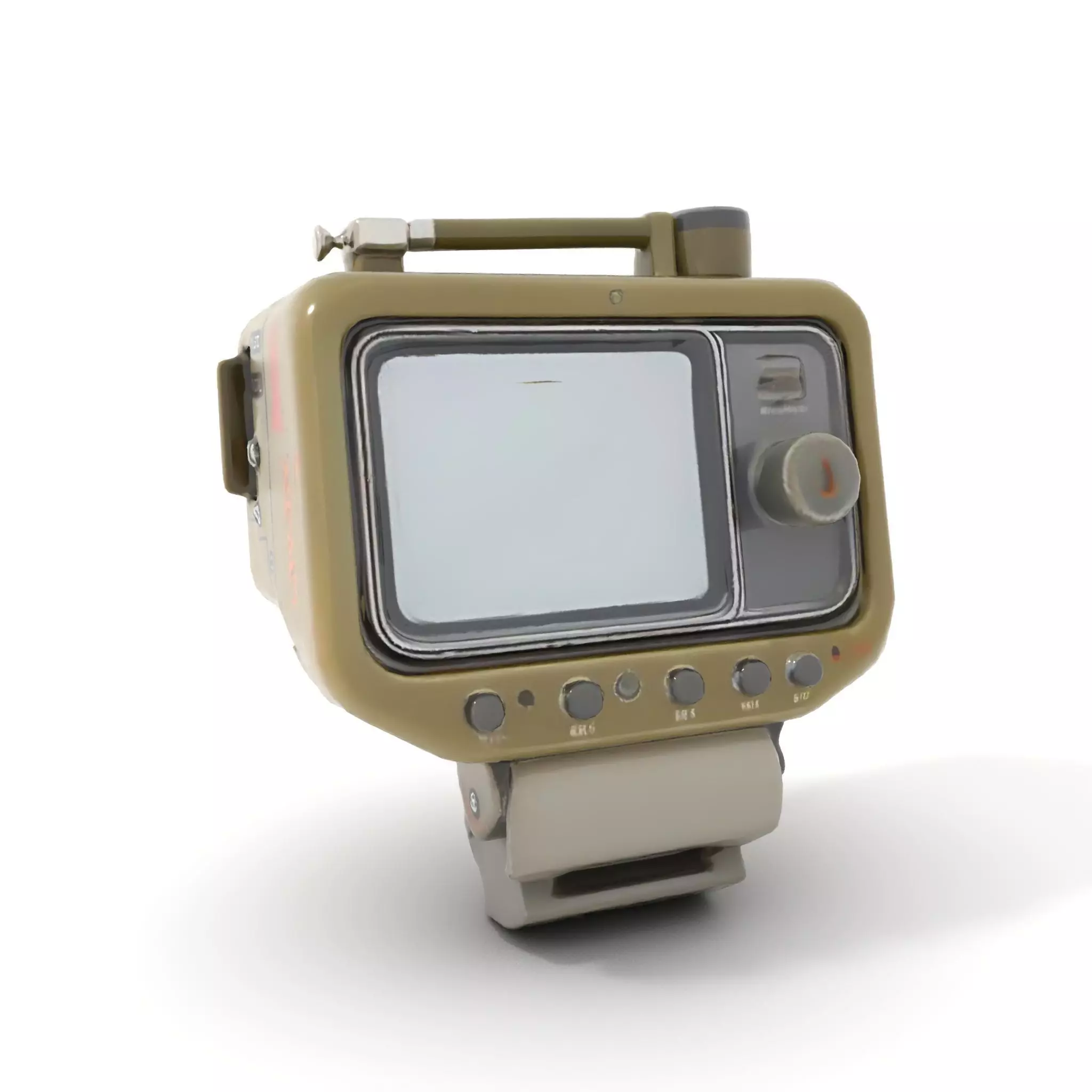 Rugged Control Panel Model Pack with Display and Buttons Low-poly 3D model_11