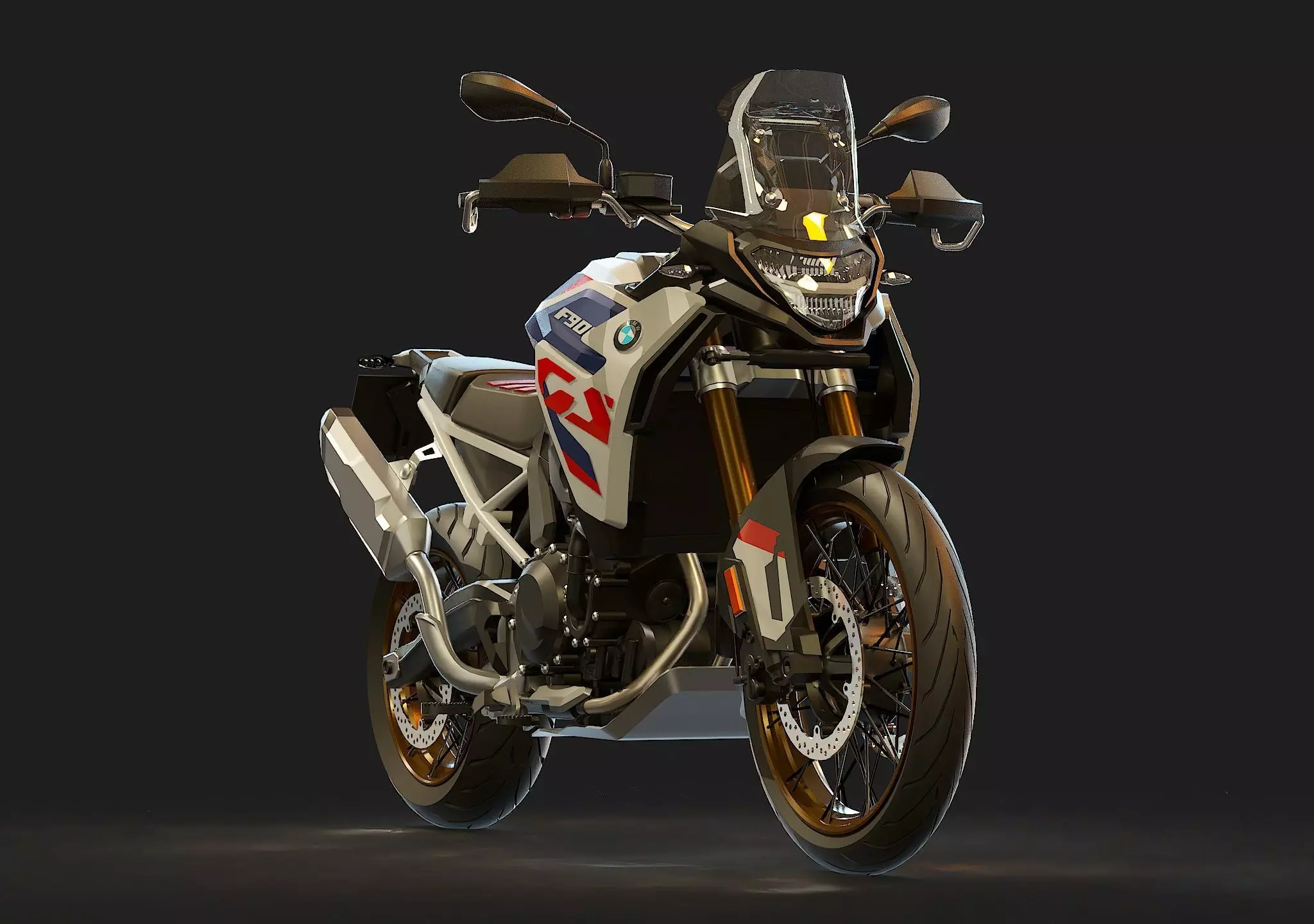 Base model F900 GS 2024 3D model_8