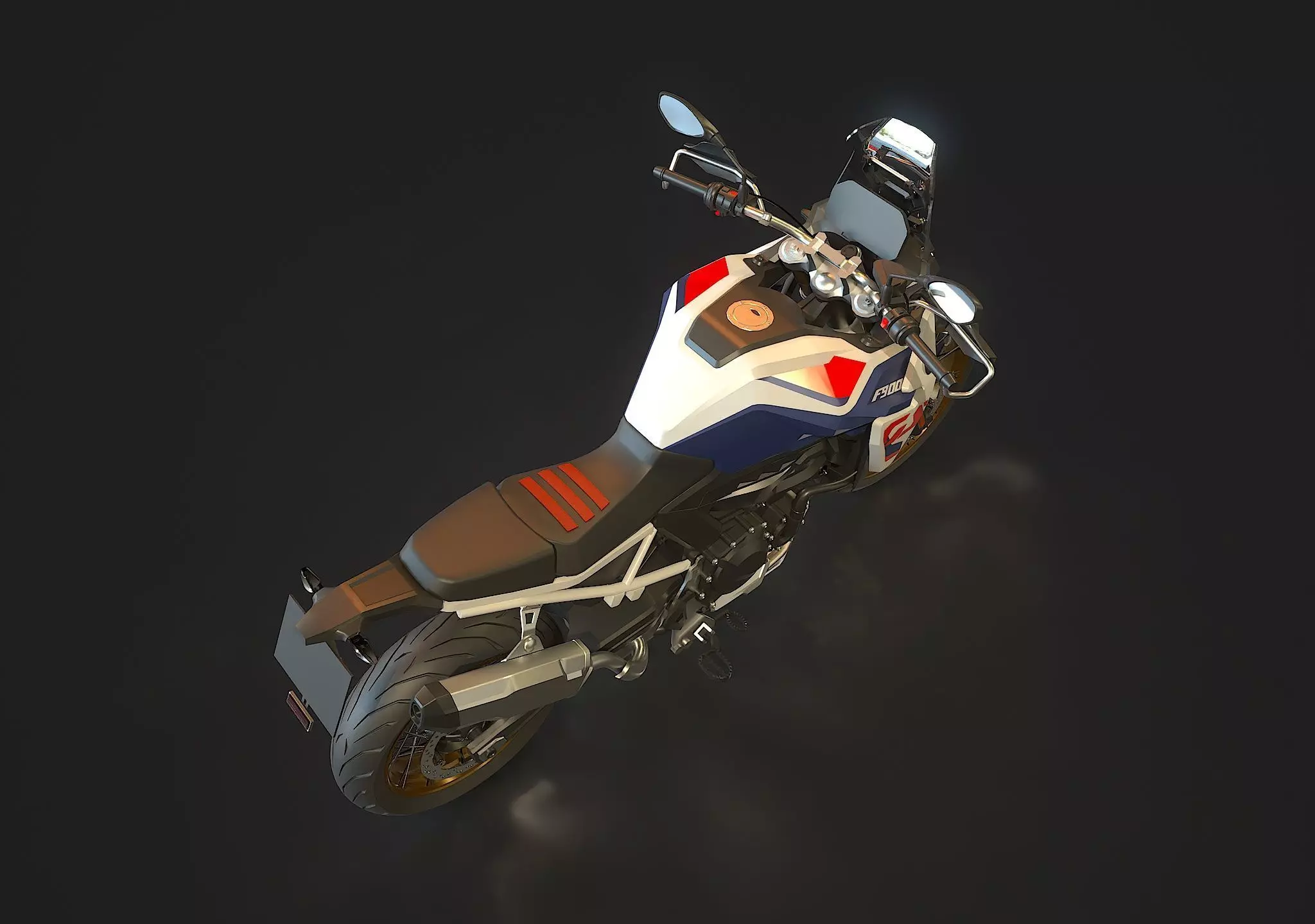 Base model F900 GS 2024 3D model_4