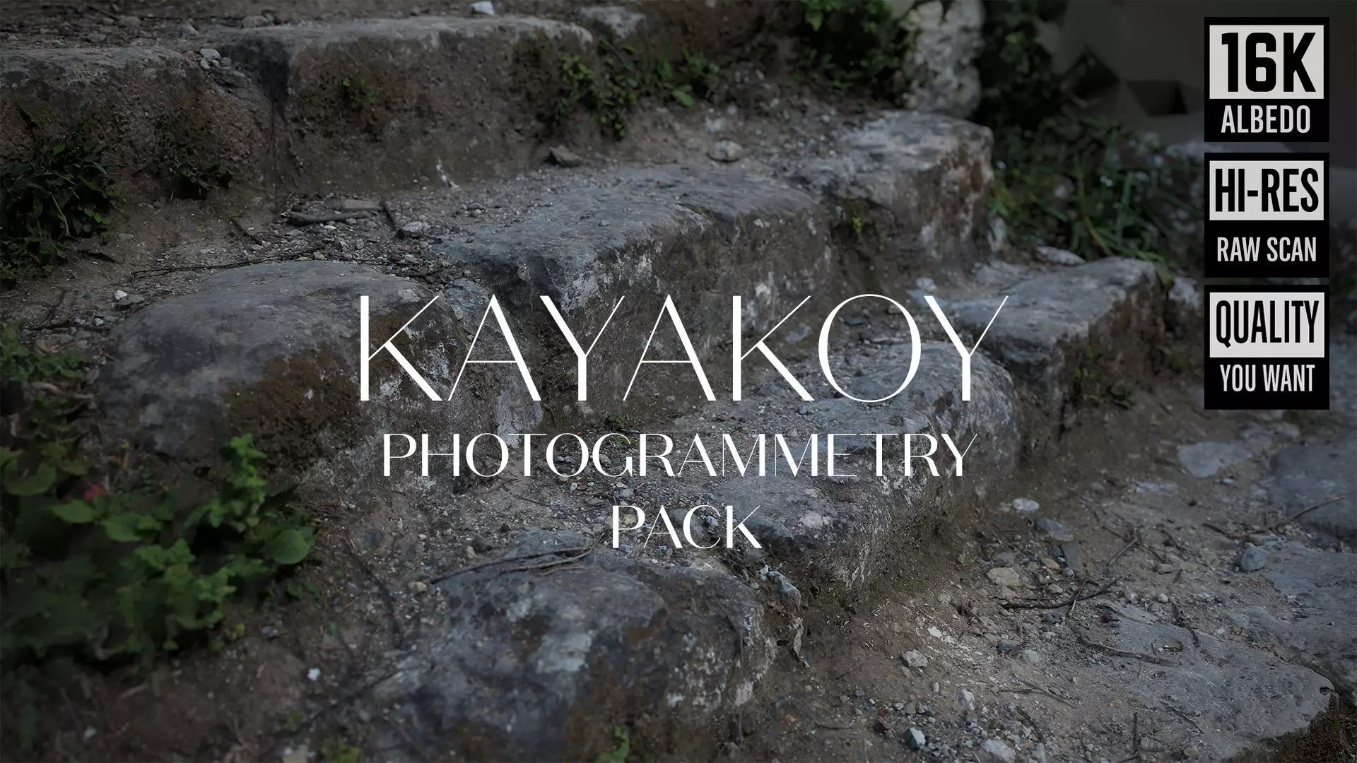 Abandoned House Ruined Part Scan - Stairs 02 3D model_0