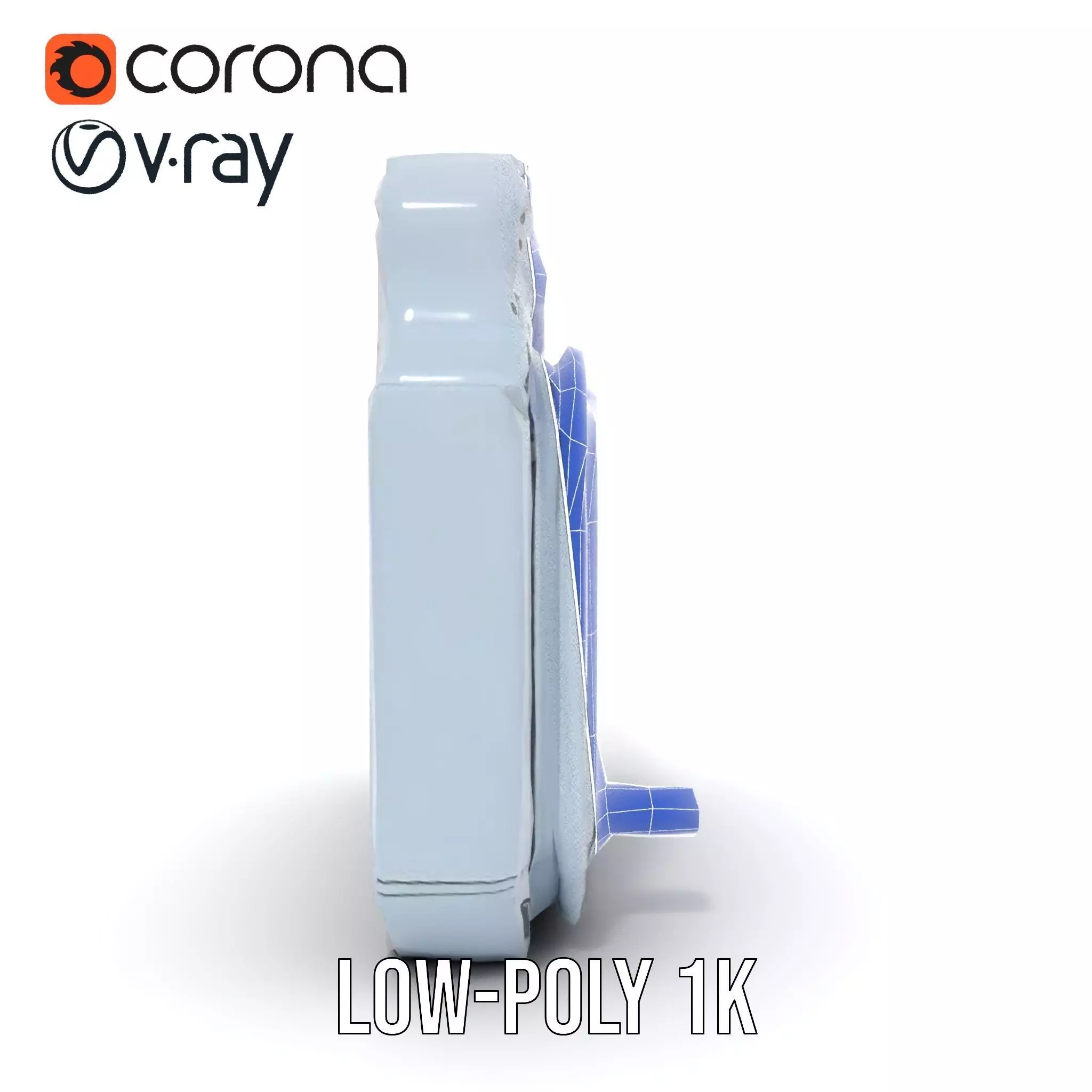 Futuristic Control Panel model pack with digital screen and b... Low-poly 3D model_25