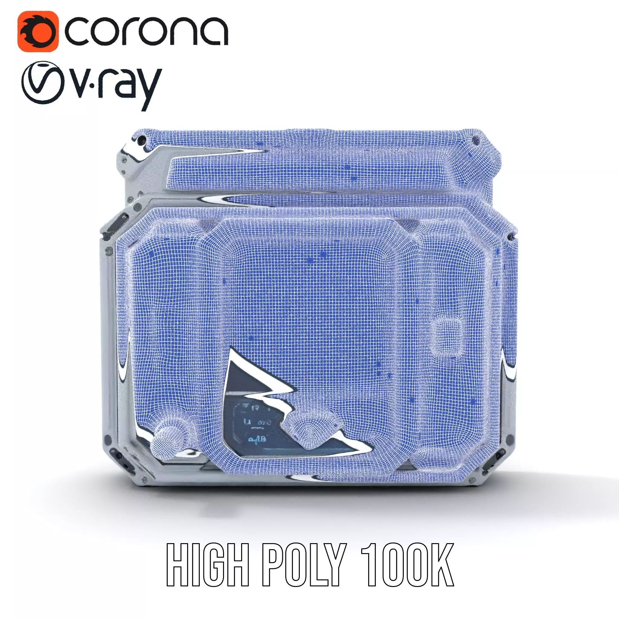 Futuristic Control Panel model pack with digital screen and b... Low-poly 3D model_32