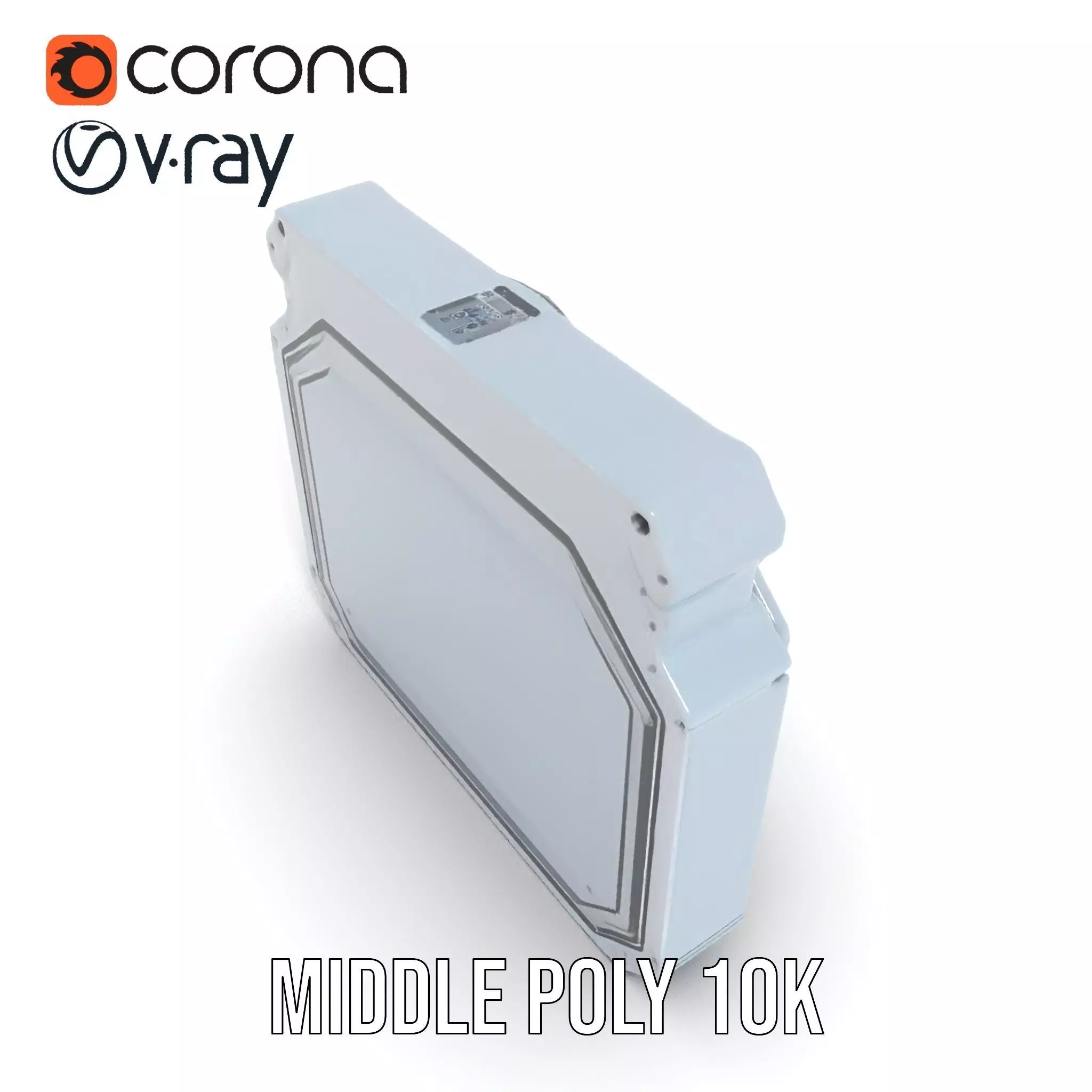 Futuristic Control Panel model pack with digital screen and b... Low-poly 3D model_18