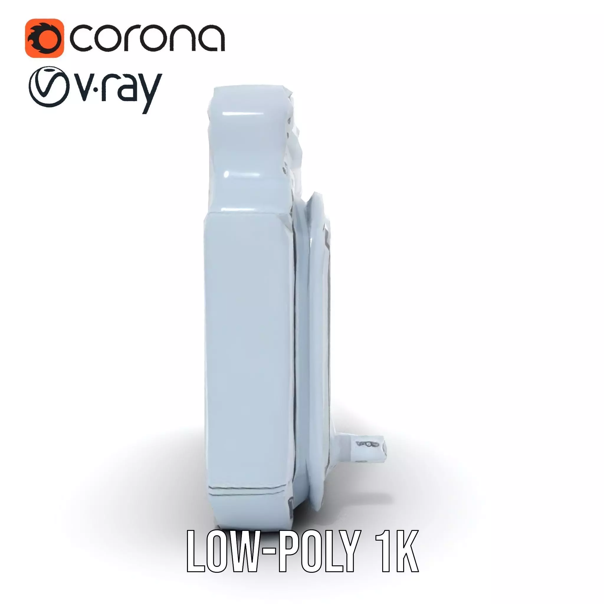 Futuristic Control Panel model pack with digital screen and b... Low-poly 3D model_31