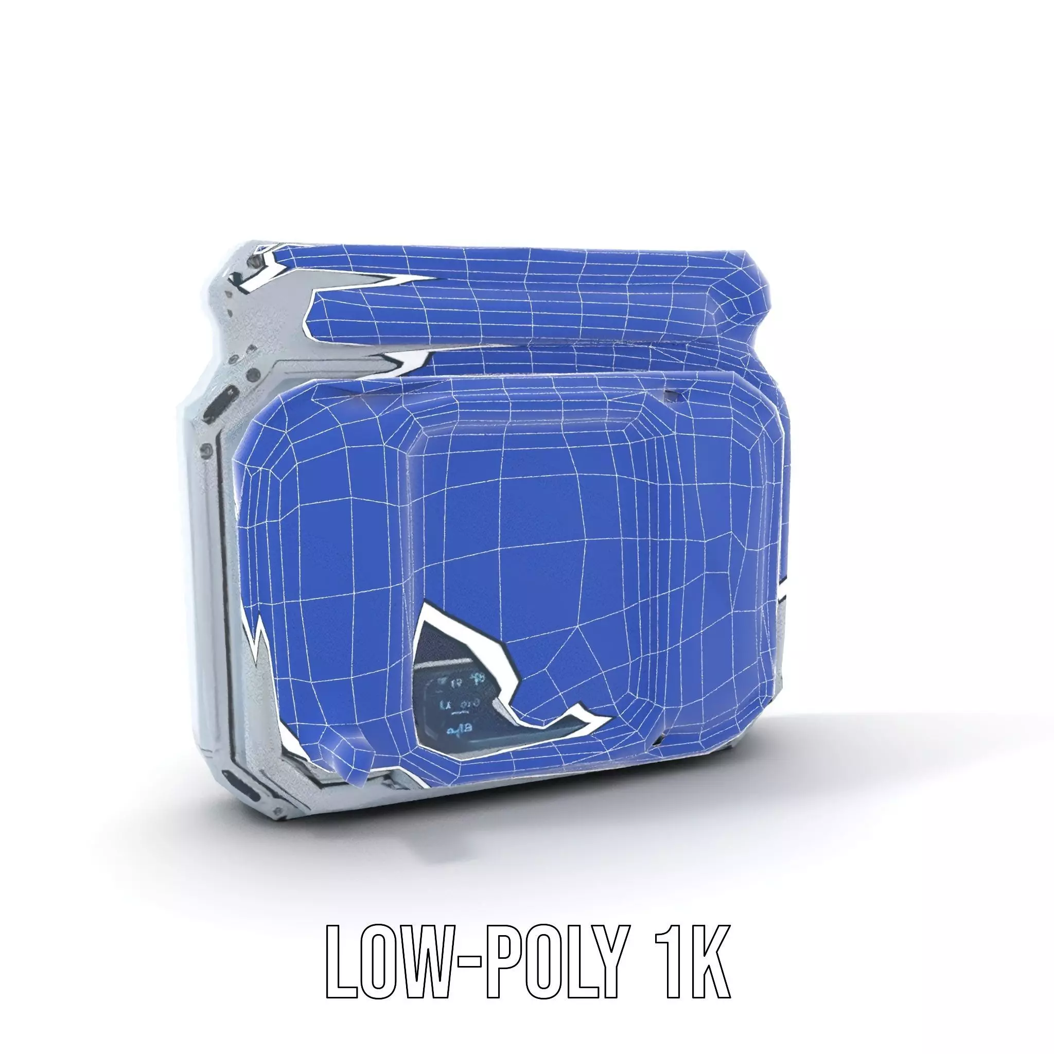 Futuristic Control Panel model pack with digital screen and b... Low-poly 3D model_12