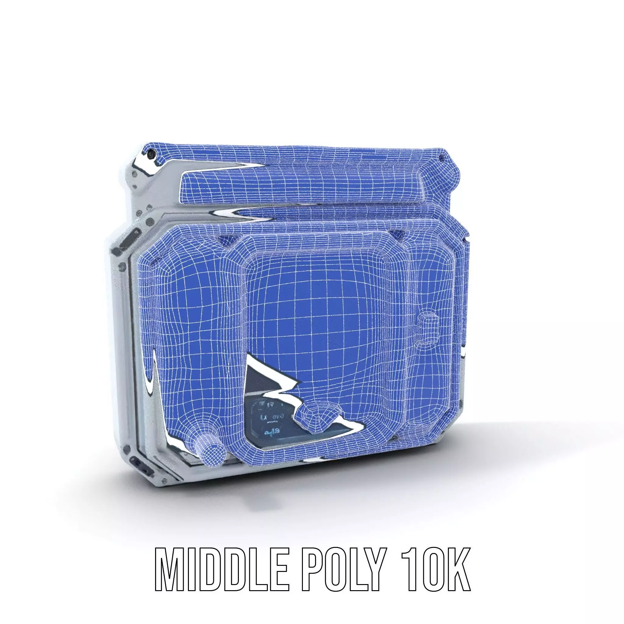 Futuristic Control Panel model pack with digital screen and b... Low-poly 3D model_15