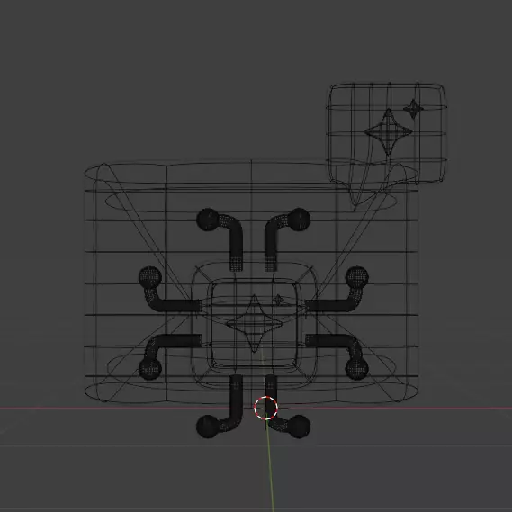 AI tech 3d Icon Pack 3D model_107
