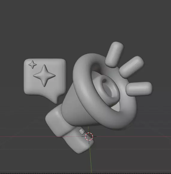 AI tech 3d Icon Pack 3D model_57