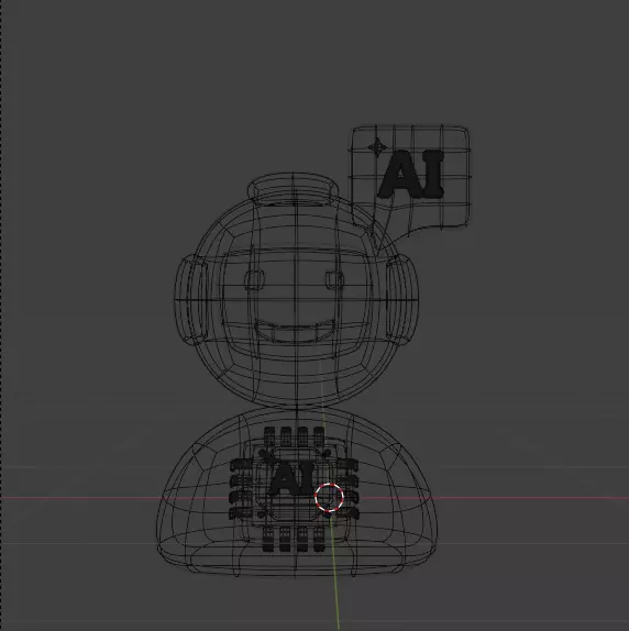 AI tech 3d Icon Pack 3D model_48