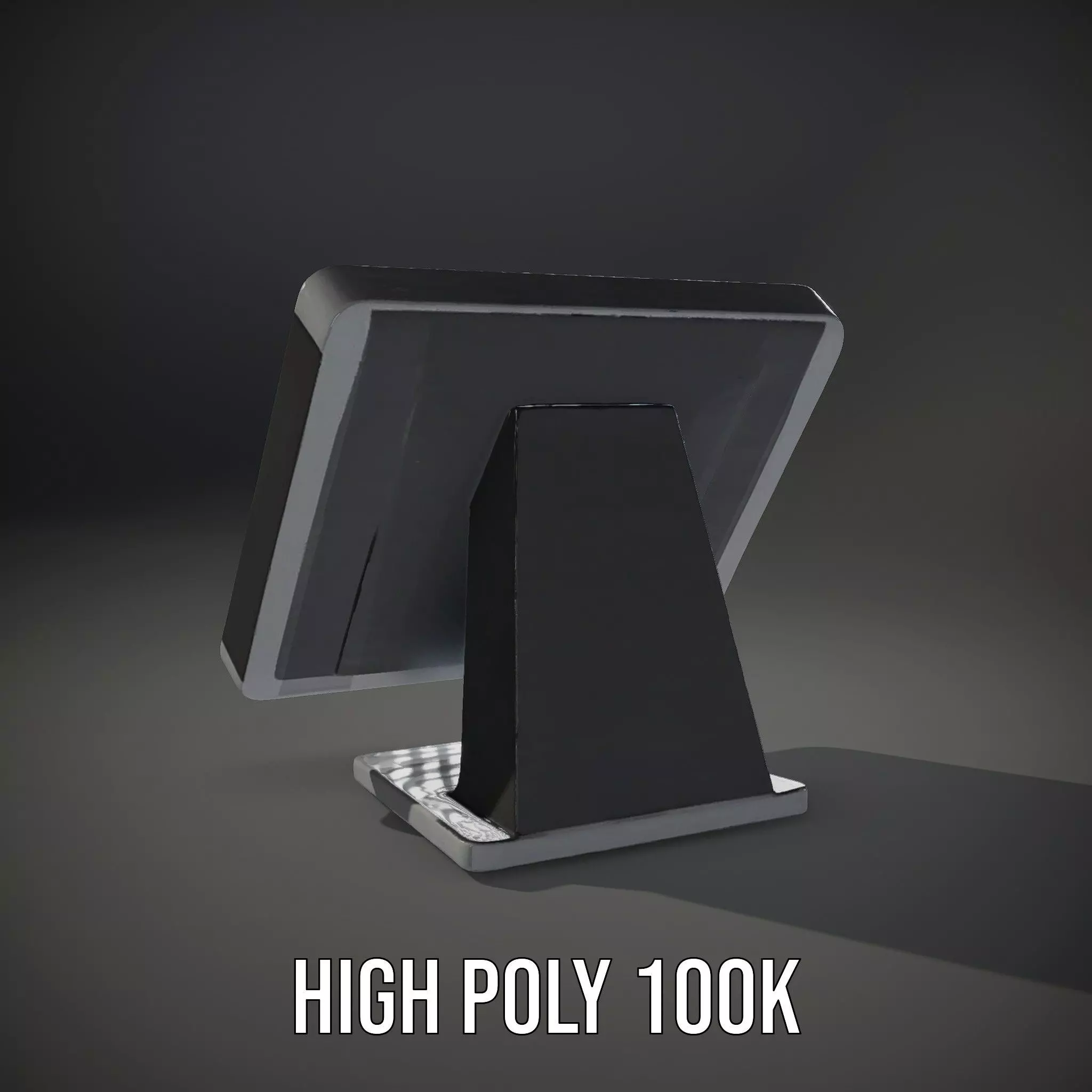 Modern Touchscreen Terminal model pack with sleek design Low-poly 3D model_10