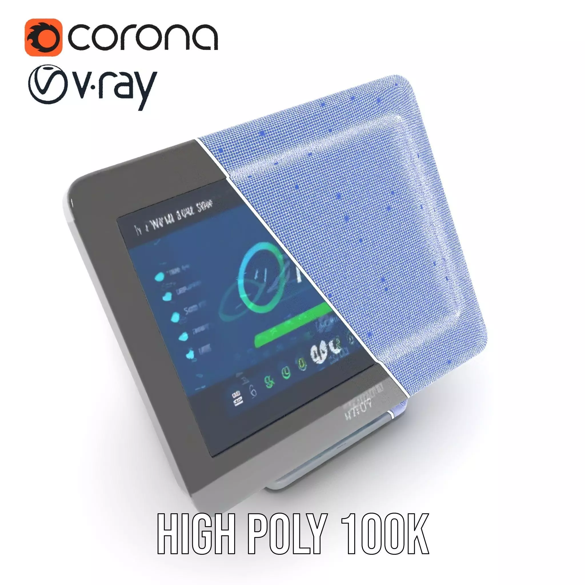 Modern Touchscreen Terminal model pack with sleek design Low-poly 3D model_29