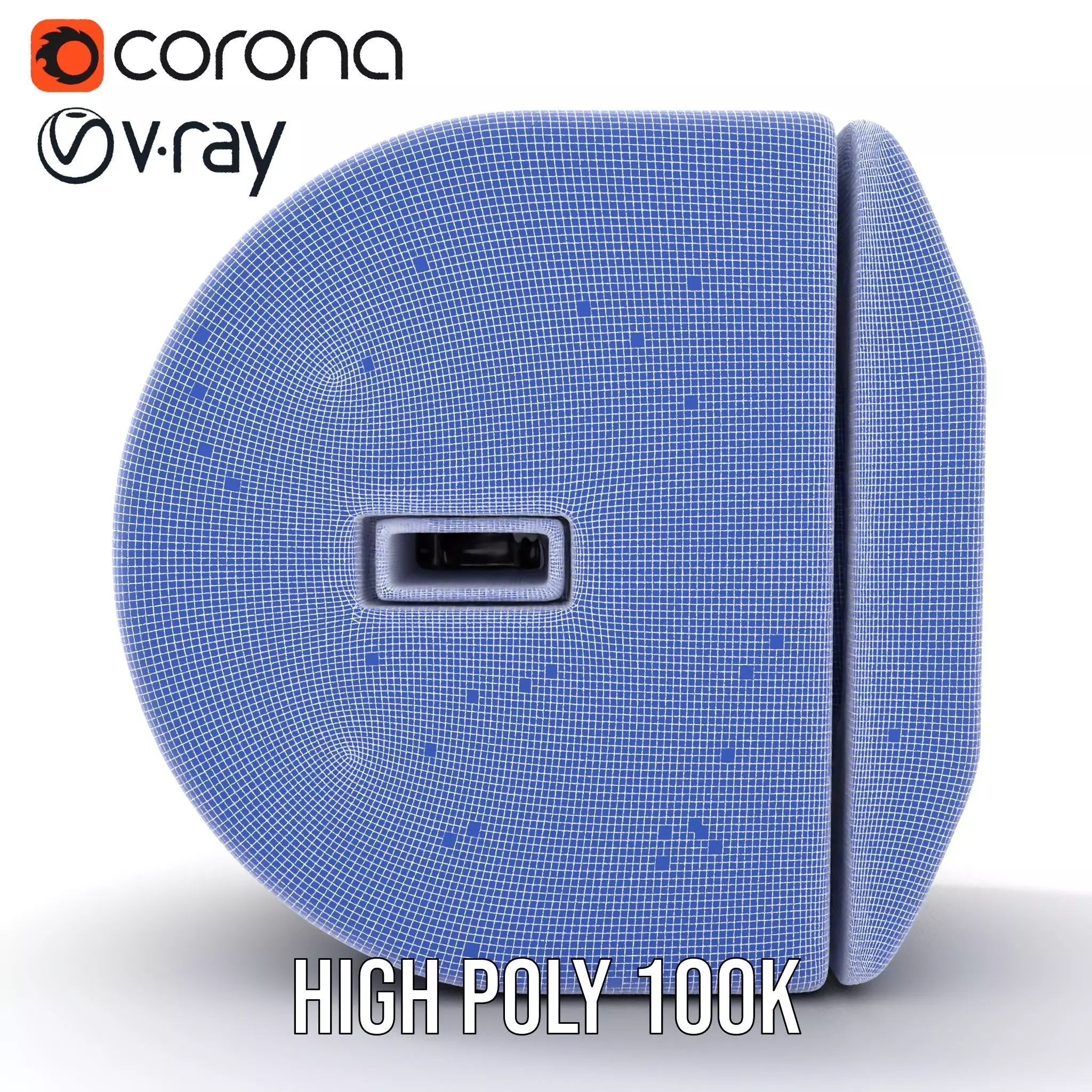 Electronic Wall Plug Model Pack with LED Indicators Low-poly 3D model_33