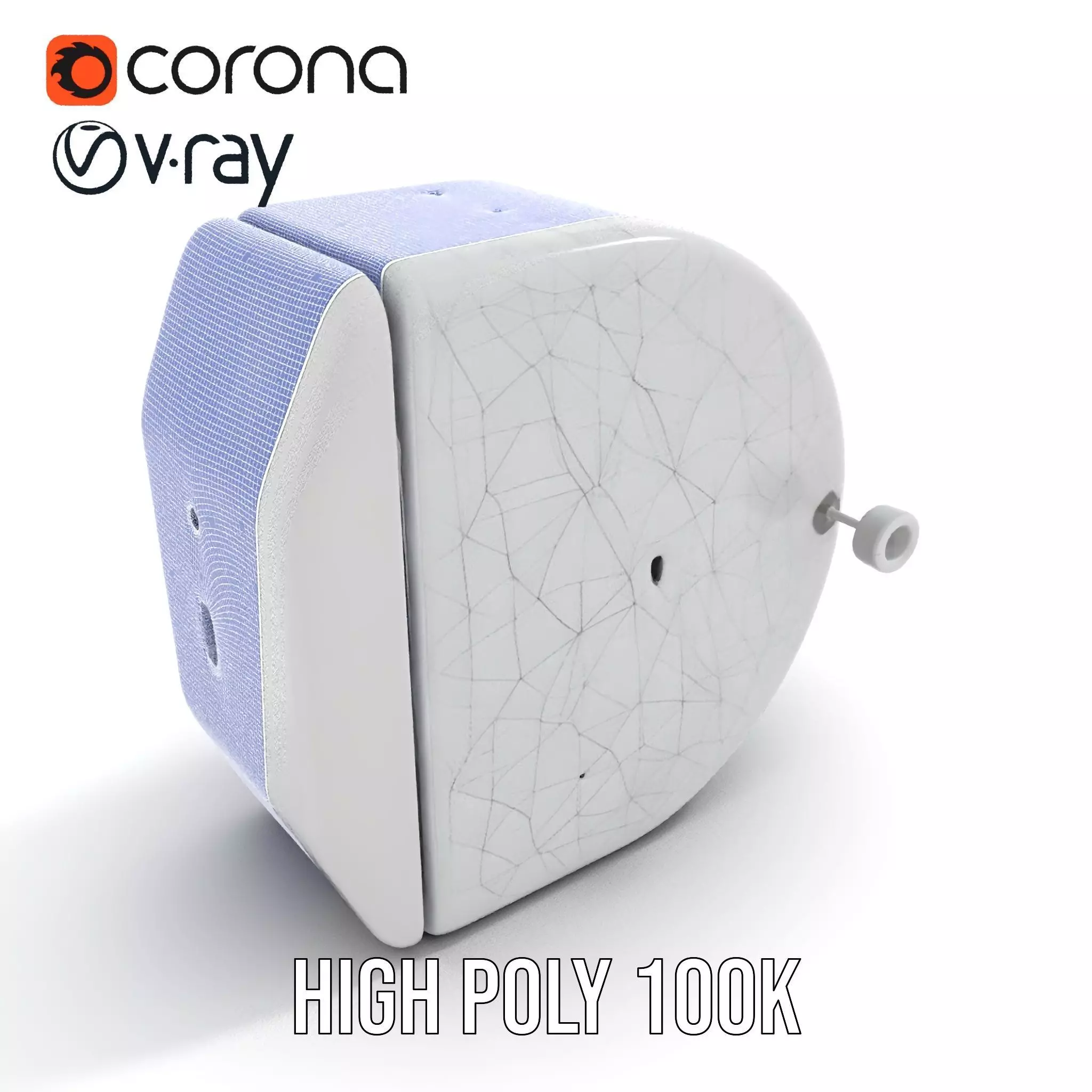 Electronic Wall Plug Model Pack with LED Indicators Low-poly 3D model_34