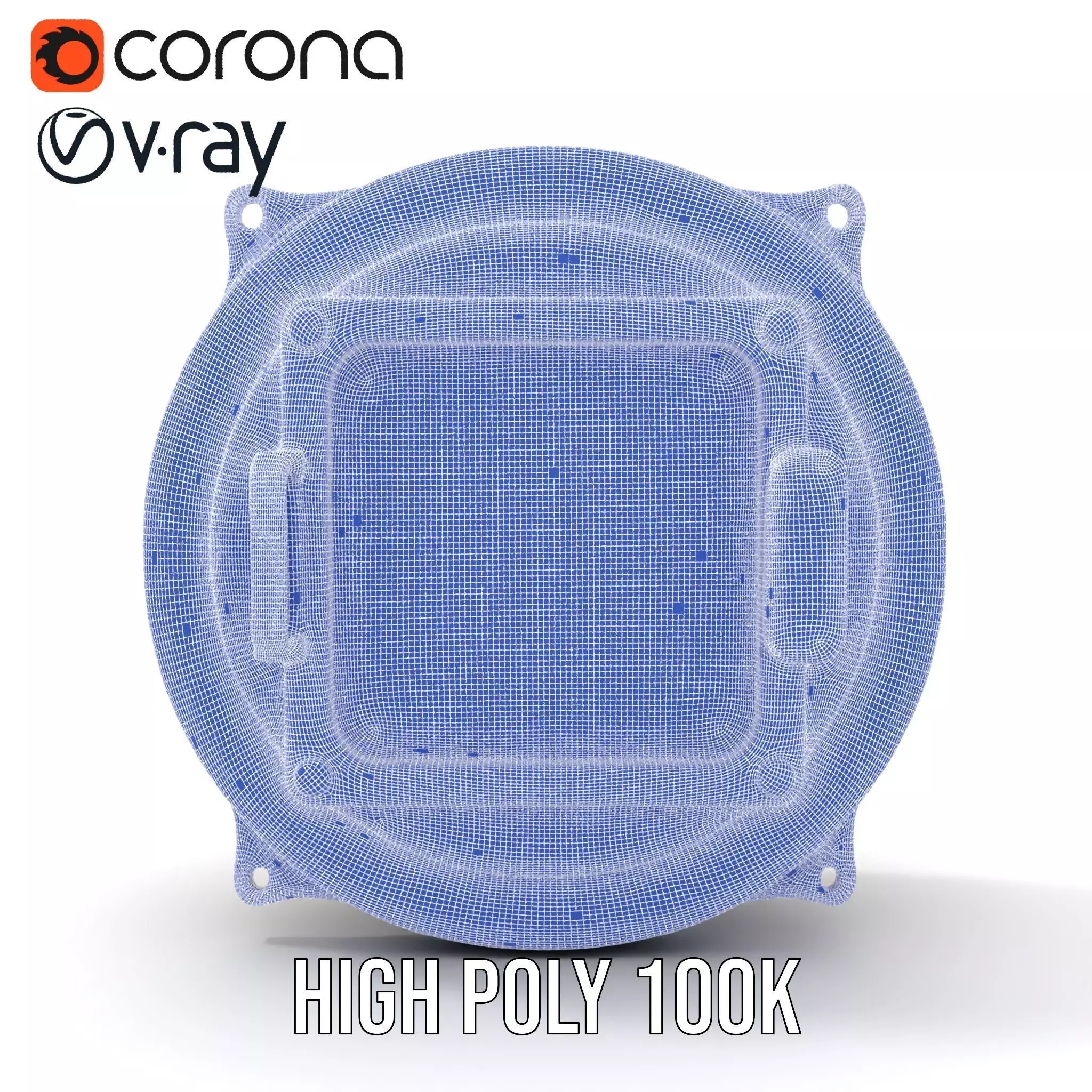 Futuristic Rusty Hatch Door Model Pack Low-poly 3D model_33