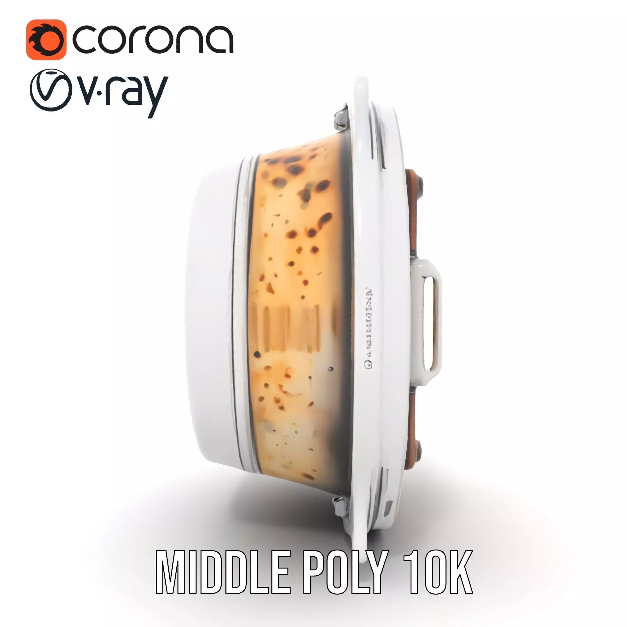 Futuristic Rusty Hatch Door Model Pack Low-poly 3D model_5