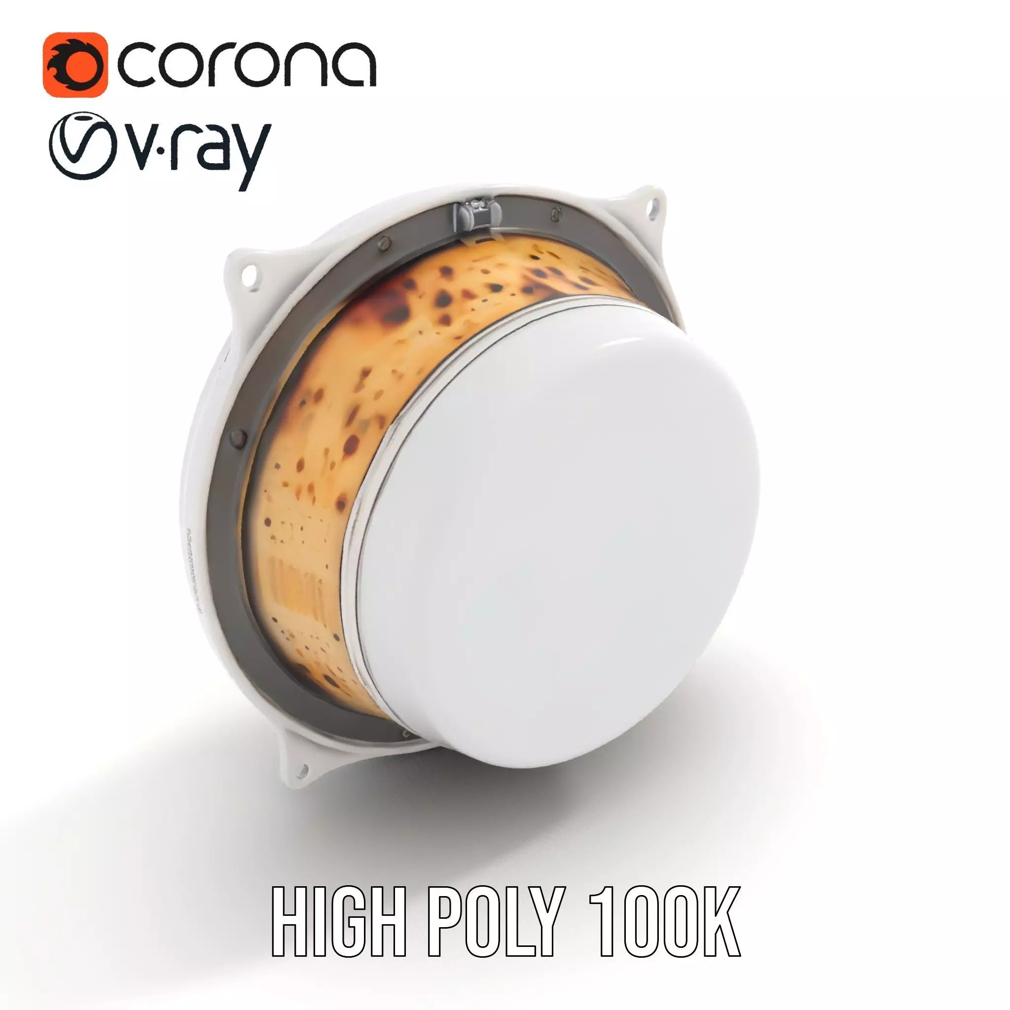 Futuristic Rusty Hatch Door Model Pack Low-poly 3D model_17