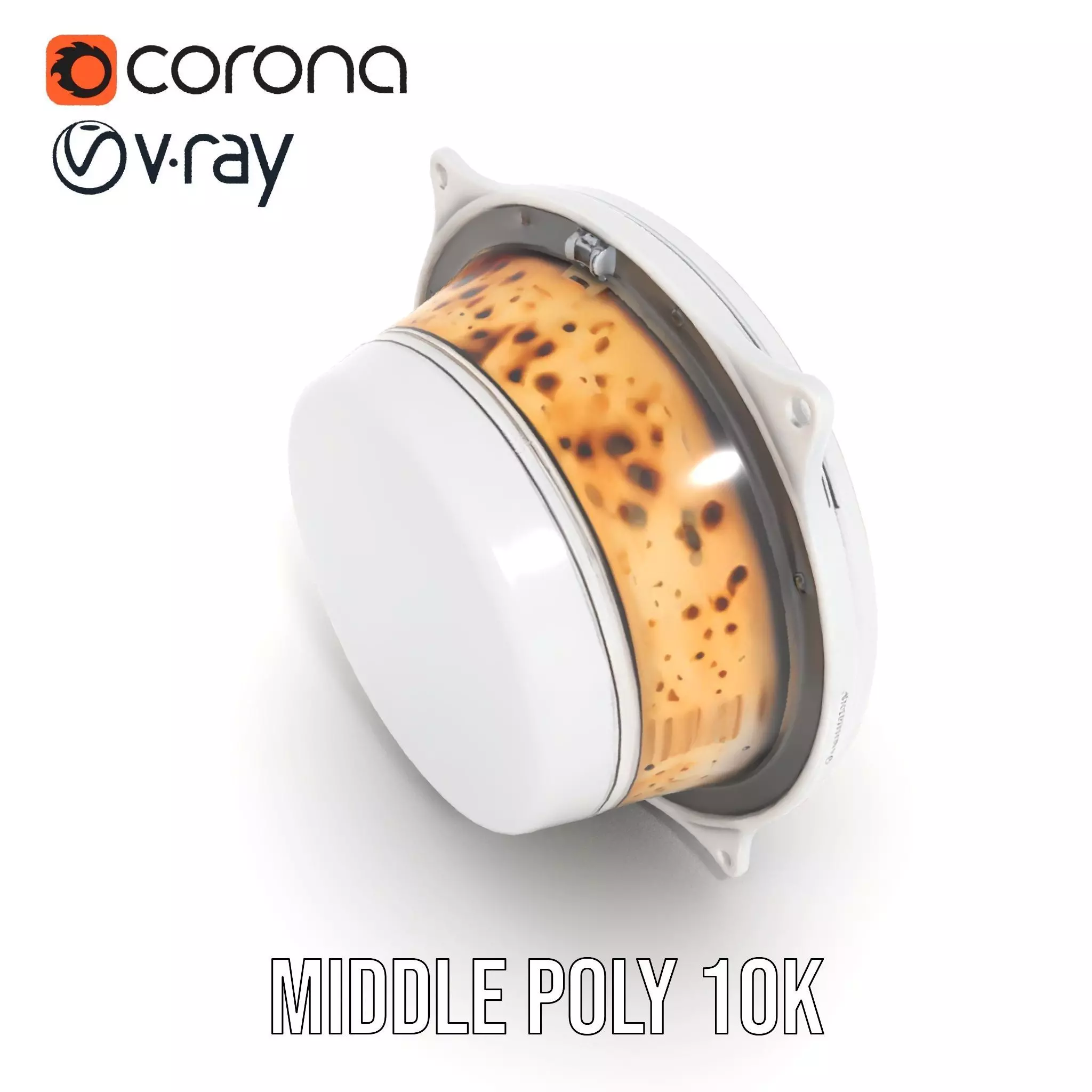 Futuristic Rusty Hatch Door Model Pack Low-poly 3D model_20