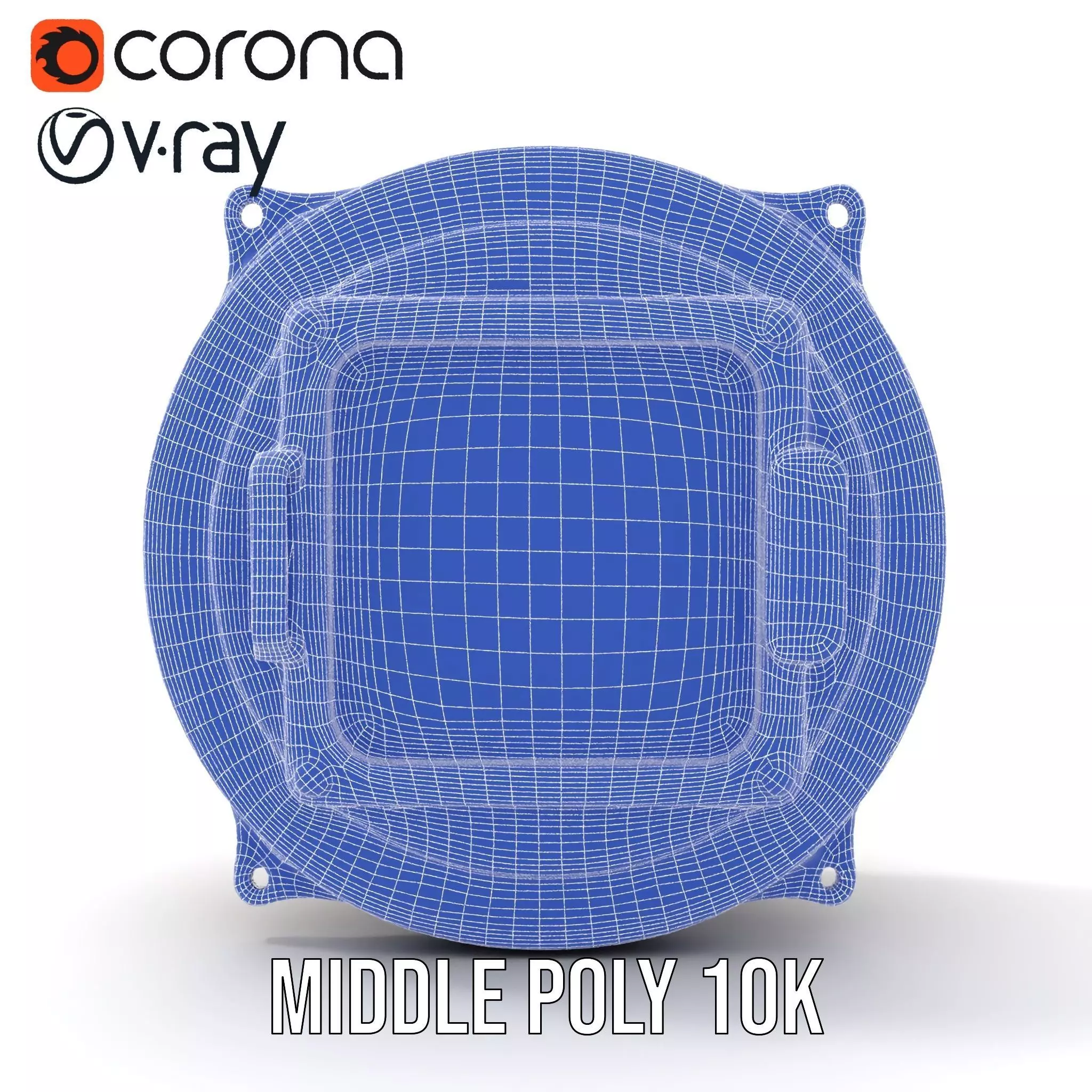 Futuristic Rusty Hatch Door Model Pack Low-poly 3D model_26