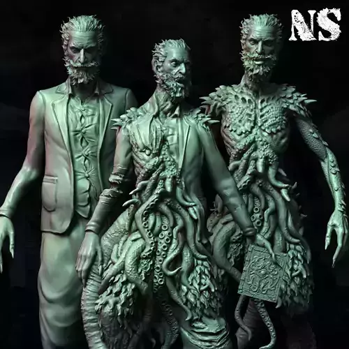  Wilbur Whateley 3 Variants 3D print model