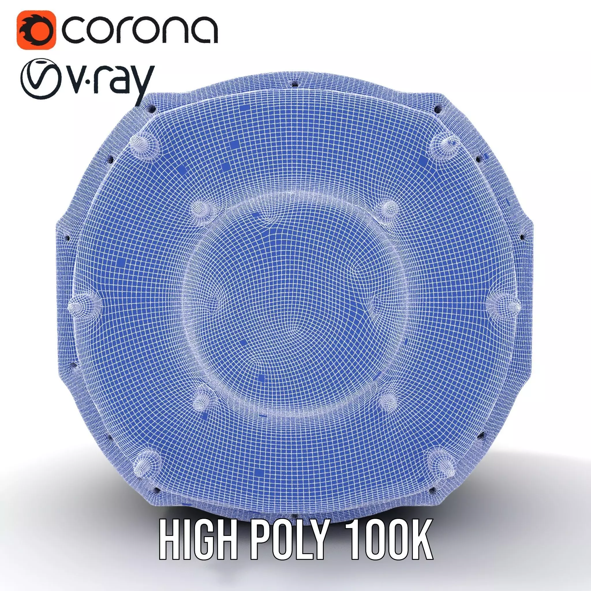 Futuristic Holographic Interface Model Pack Low-poly 3D model_33