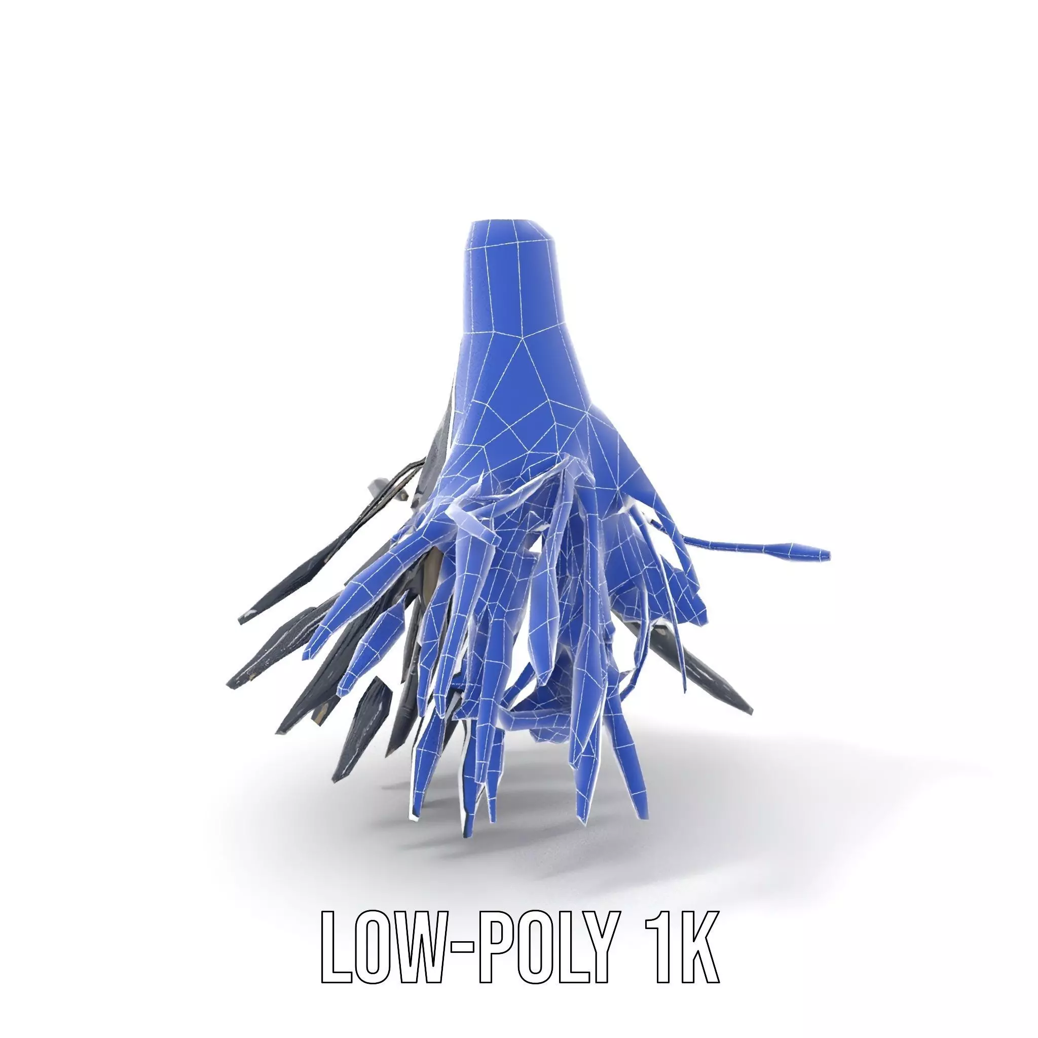 Futuristic Holographic Interface Model Pack Low-poly 3D model_10