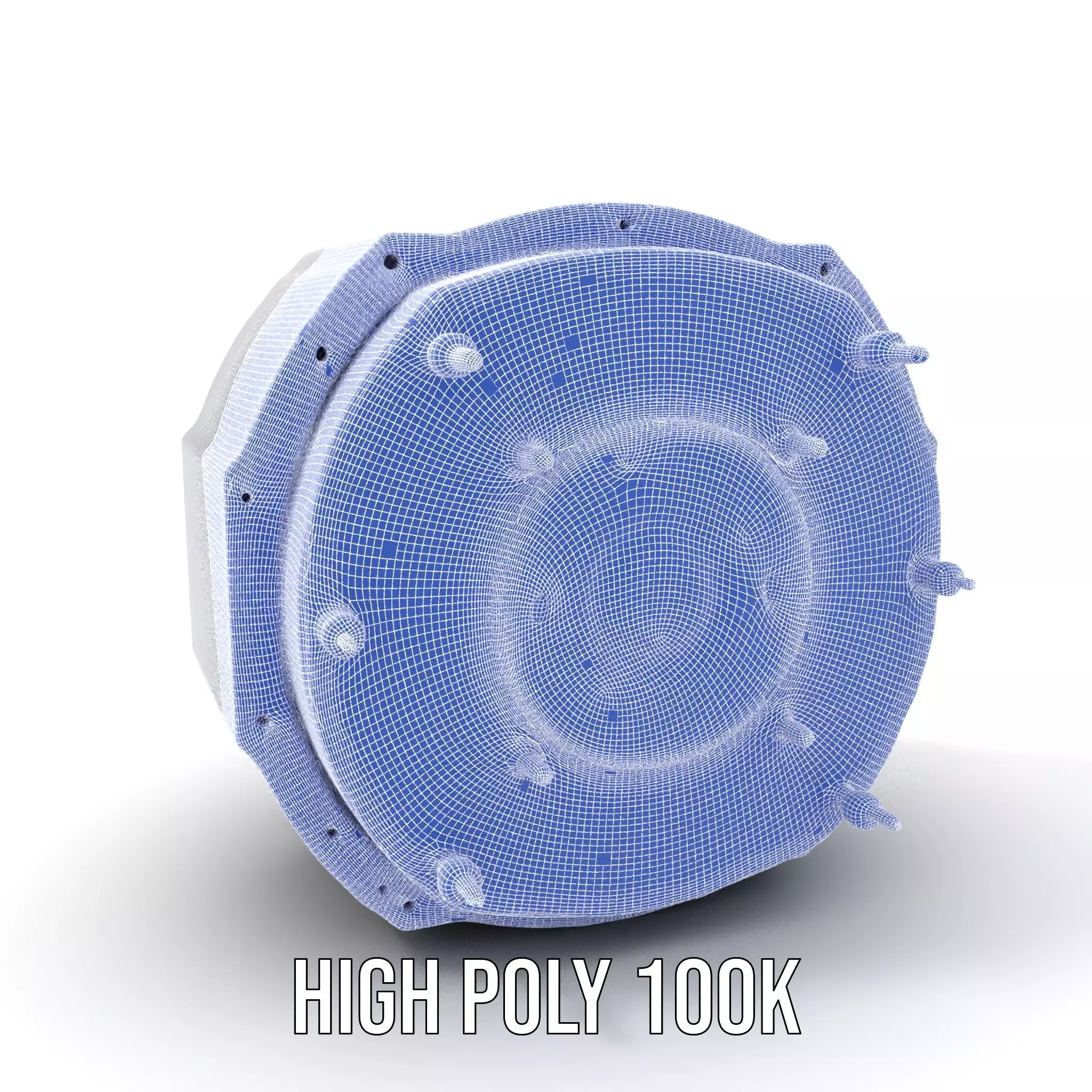 Futuristic Holographic Interface Model Pack Low-poly 3D model_5