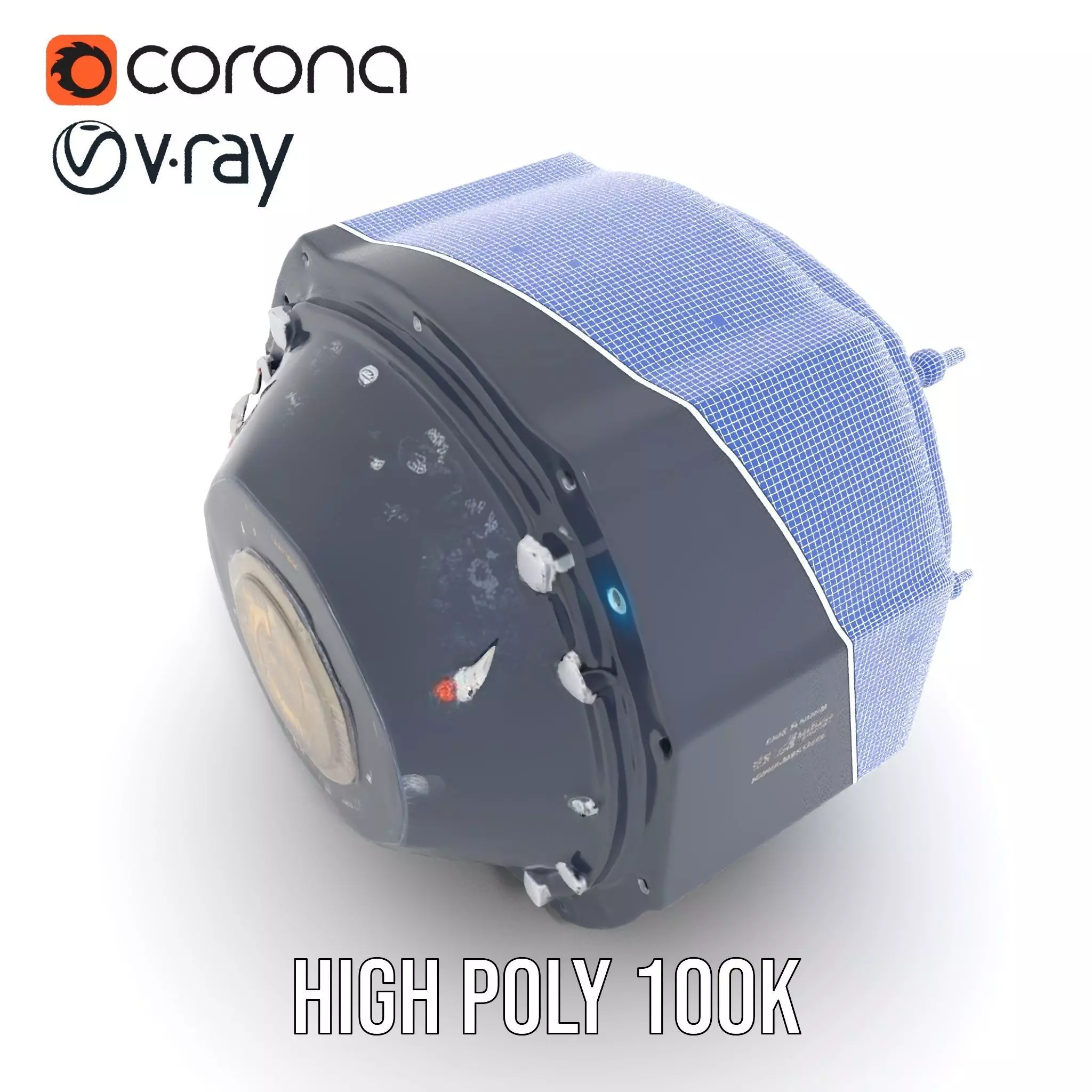 Futuristic Holographic Interface Model Pack Low-poly 3D model_34