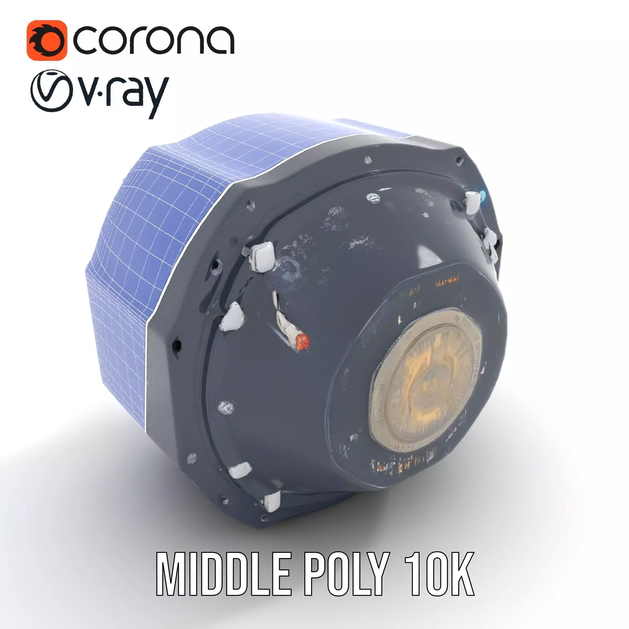 Futuristic Holographic Interface Model Pack Low-poly 3D model_25