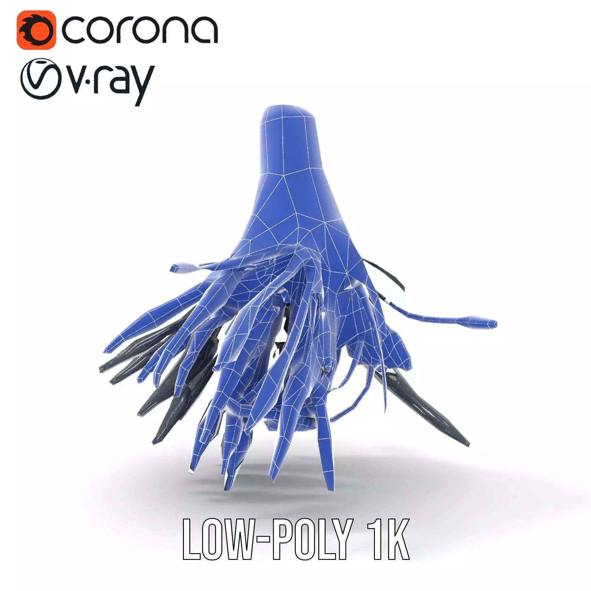 Futuristic Holographic Interface Model Pack Low-poly 3D model_29