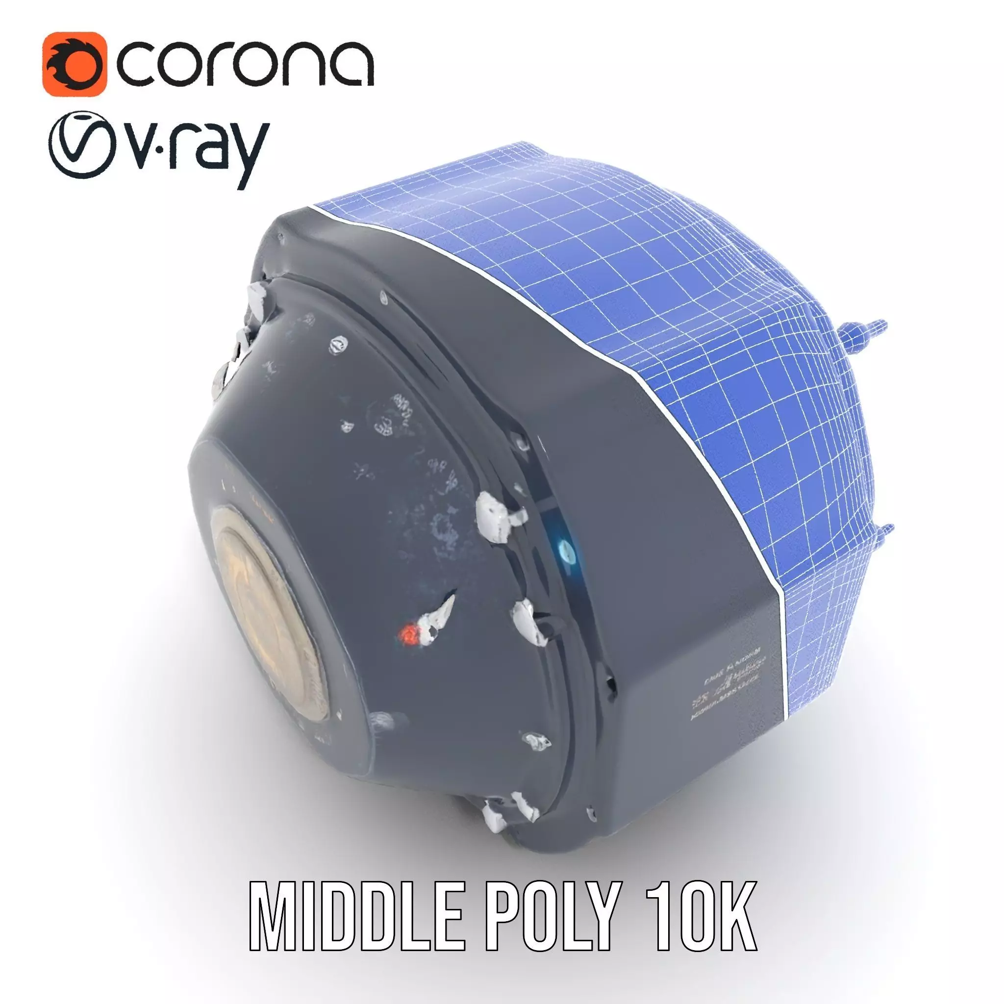 Futuristic Holographic Interface Model Pack Low-poly 3D model_14