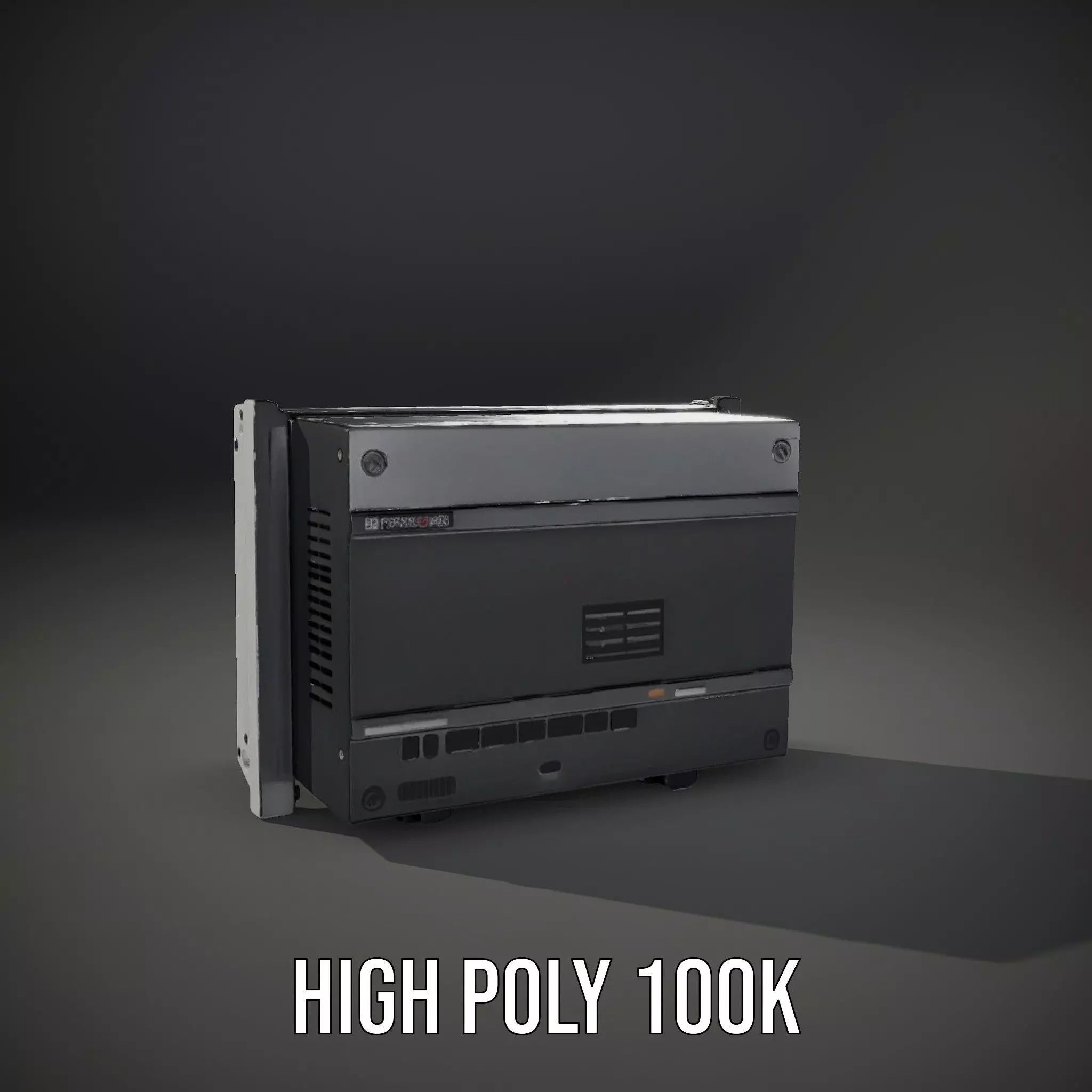 Professional Audio Control Interface model pack Low-poly 3D model_14