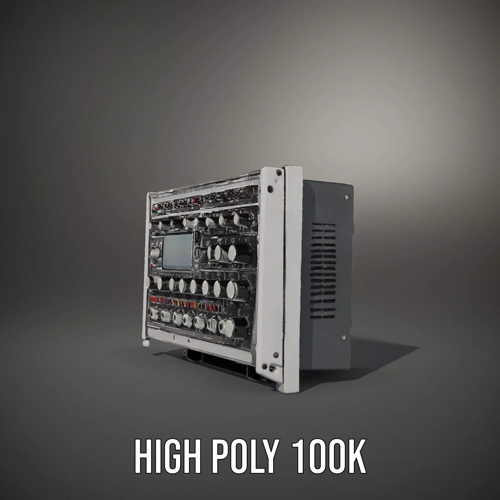 Professional Audio Control Interface model pack Low-poly 3D model_20